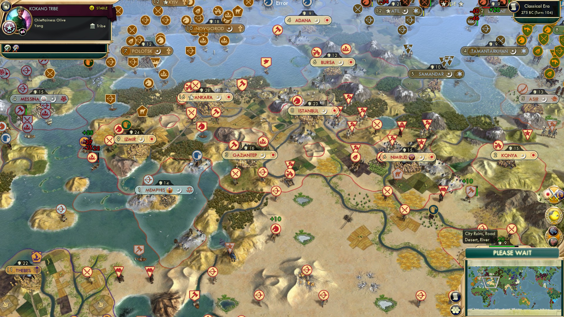 CBR In-Game Screenshot of Ottoman Slap