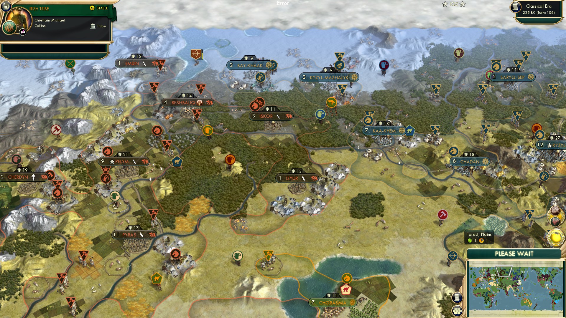 CBR In-Game Screenshot of Starving in Siberia