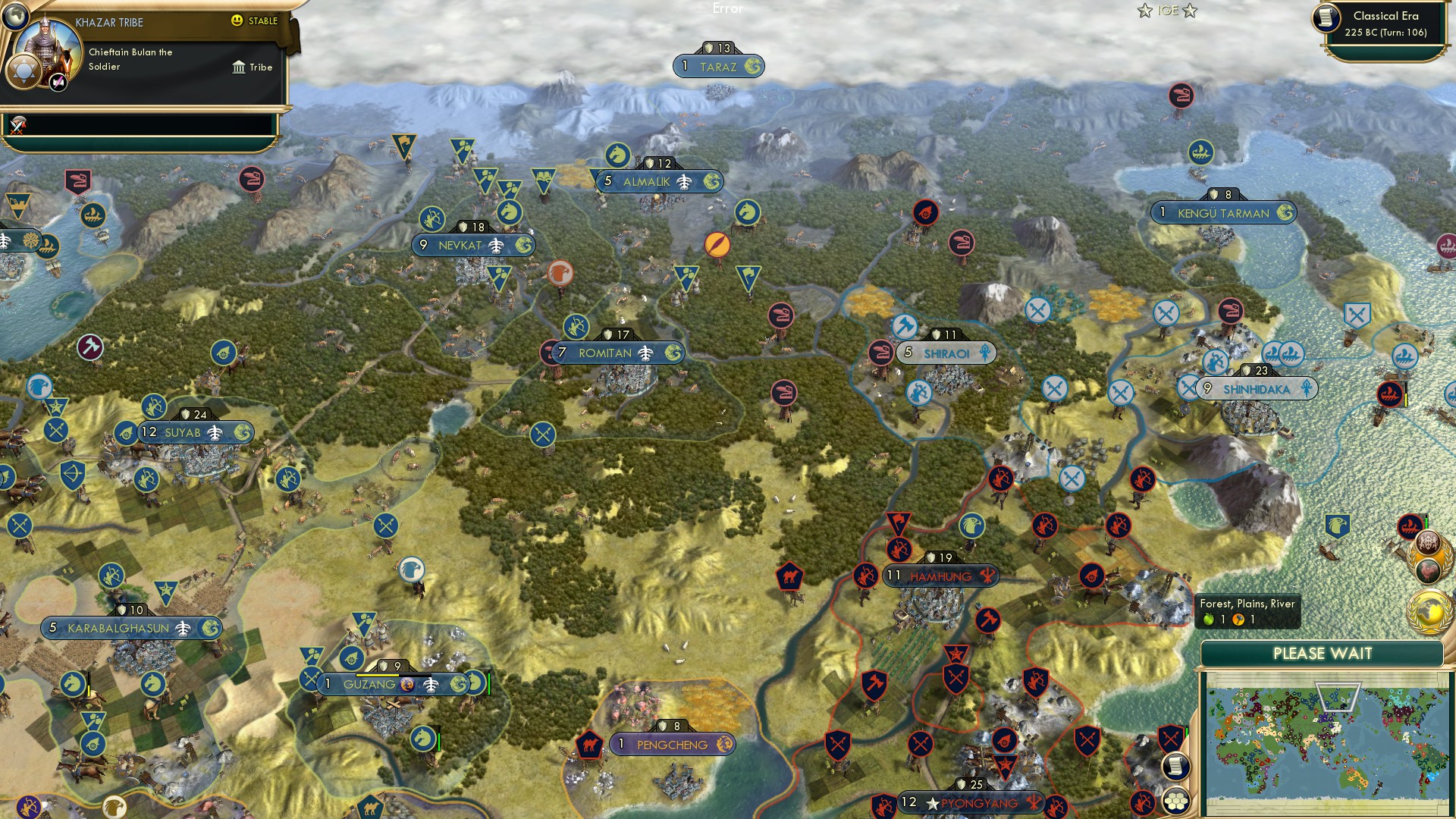 CBR In-Game Screenshot of Food? What’s that?