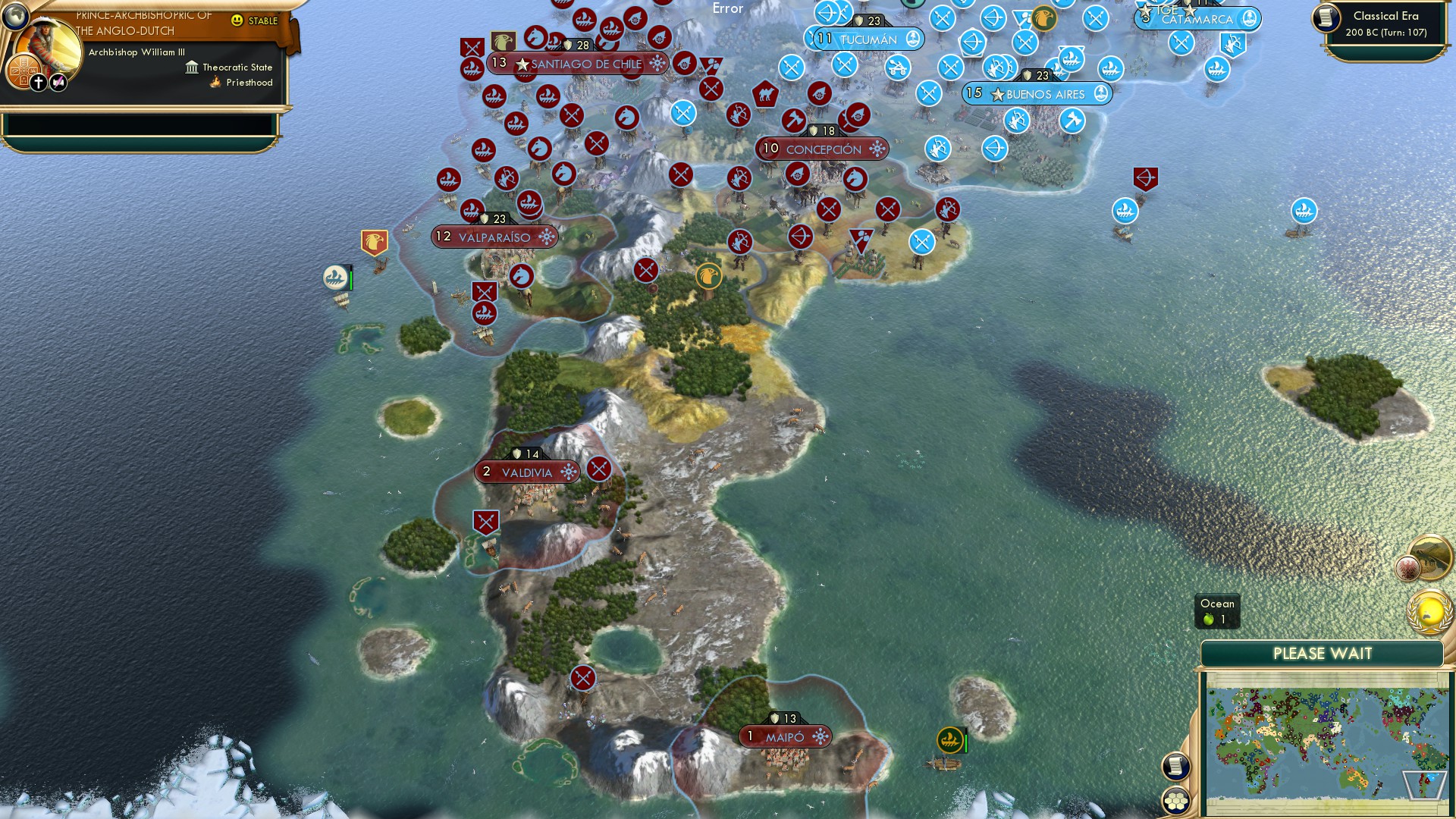 CBR In-Game Screenshot of Las Malvinas son chilenas?