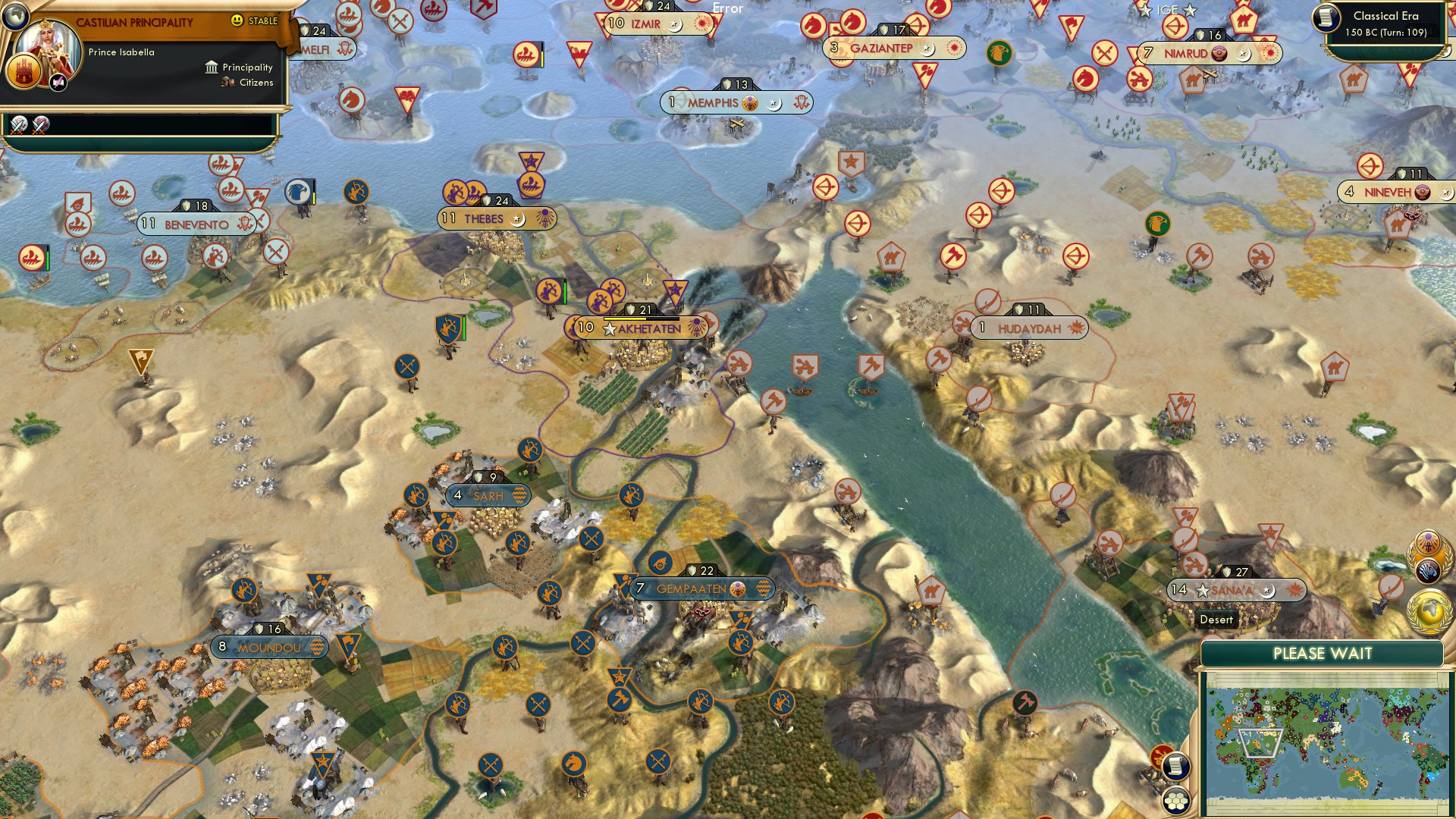 CBR In-Game Screenshot of Aten Smites the Unworthy