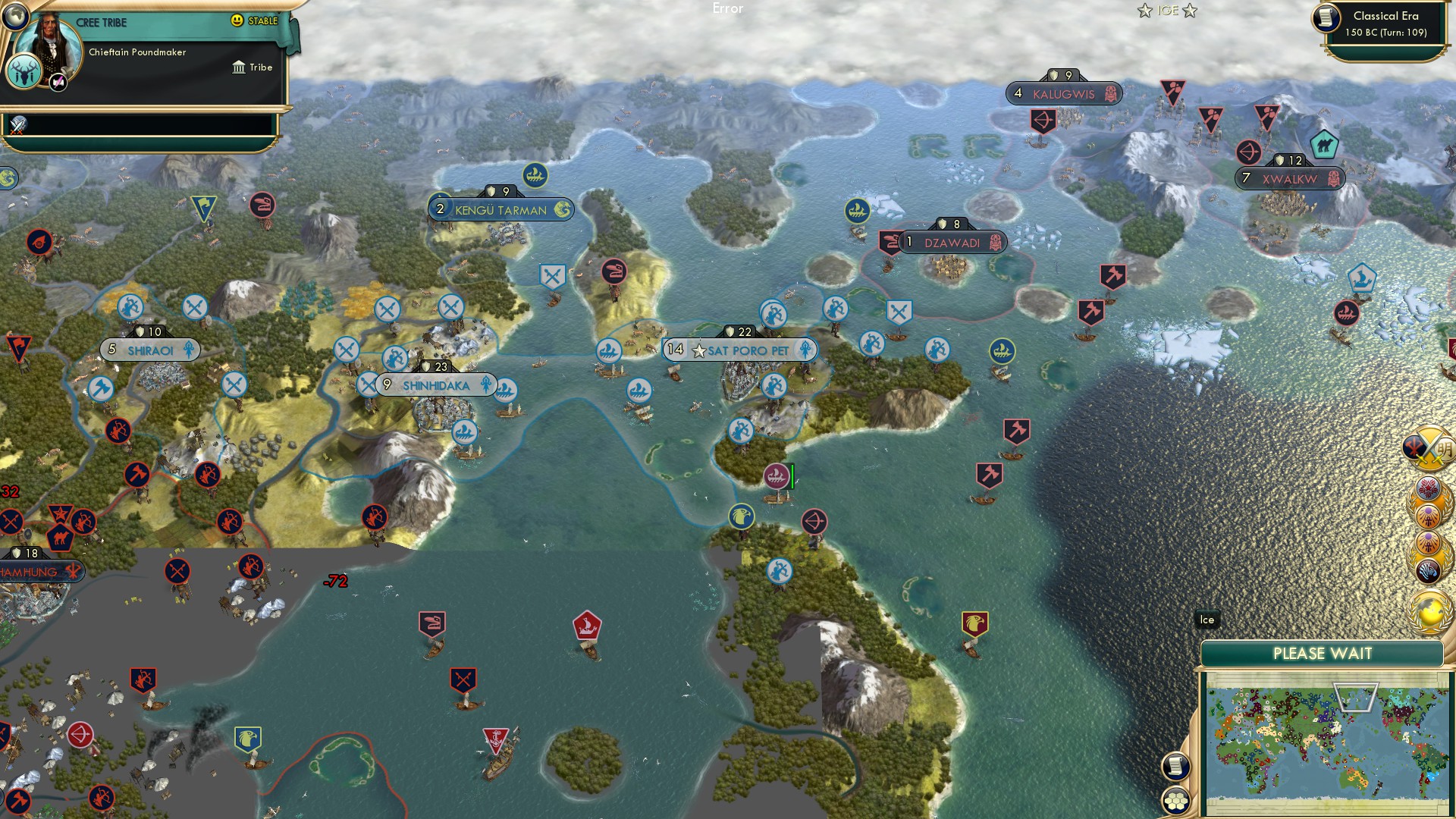 CBR In-Game Screenshot of No one ever liked the letter W this much