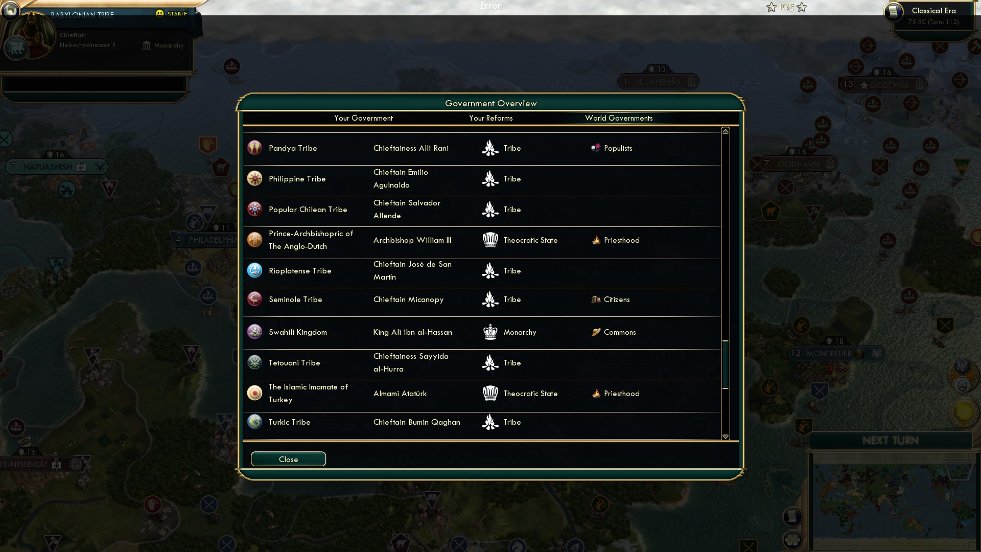 CBR In-Game Screenshot of Religious Righteousness