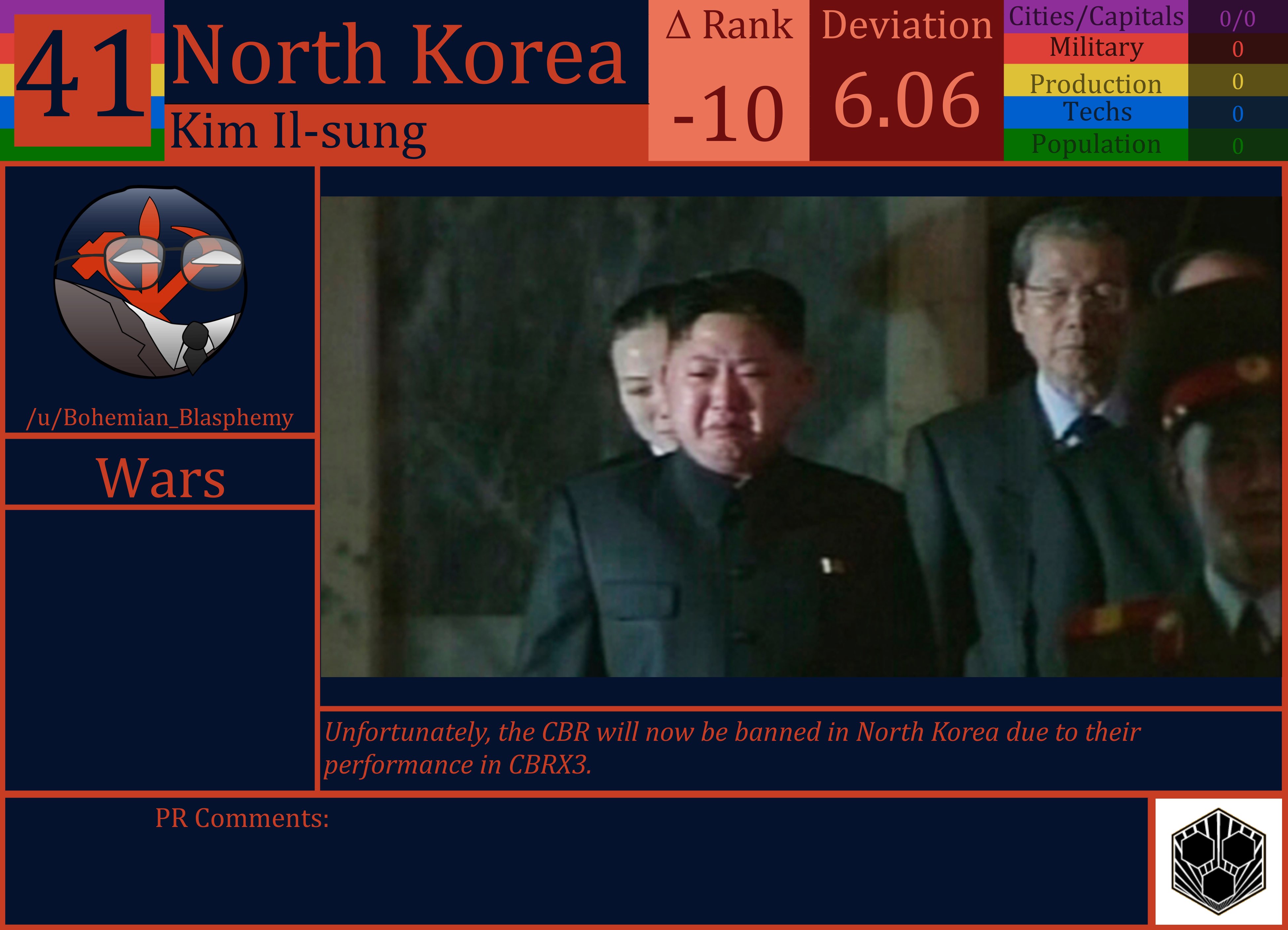 CBR In-Game Screenshot of North Korea