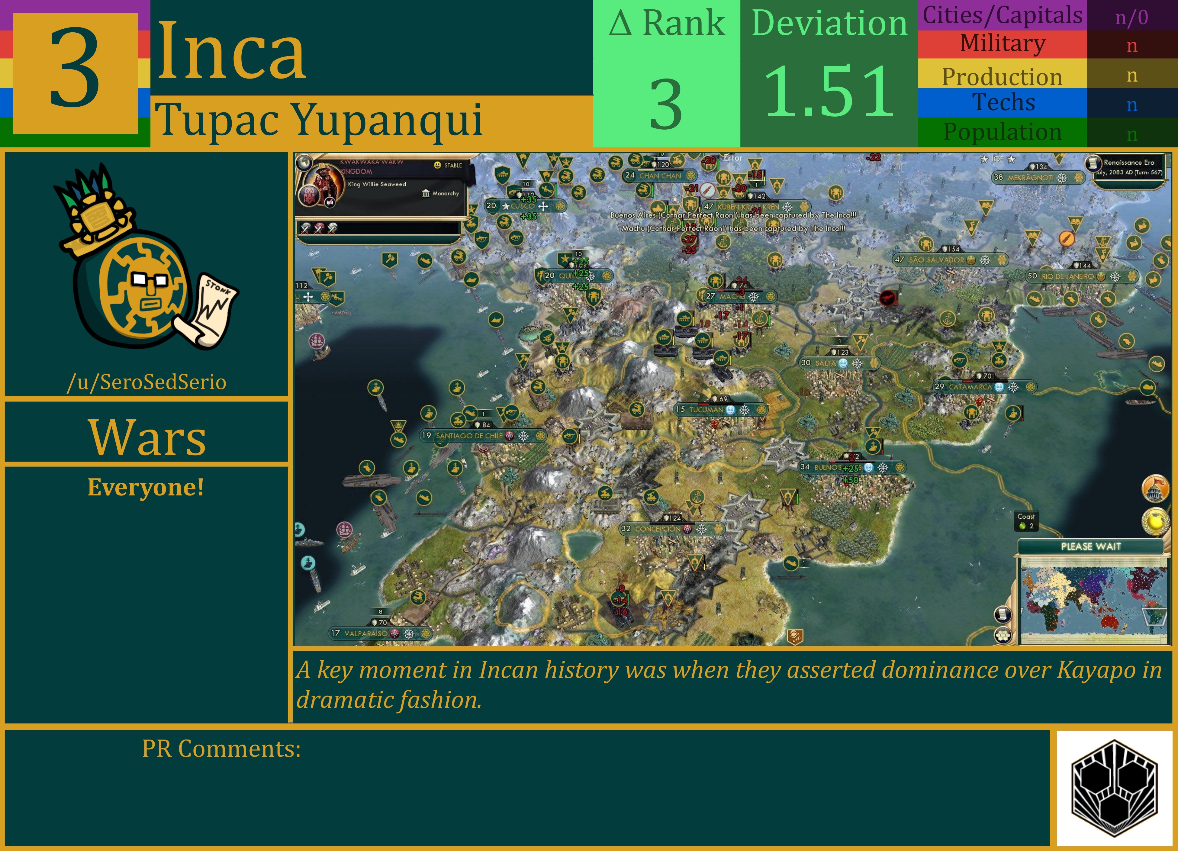 CBR In-Game Screenshot of Inca