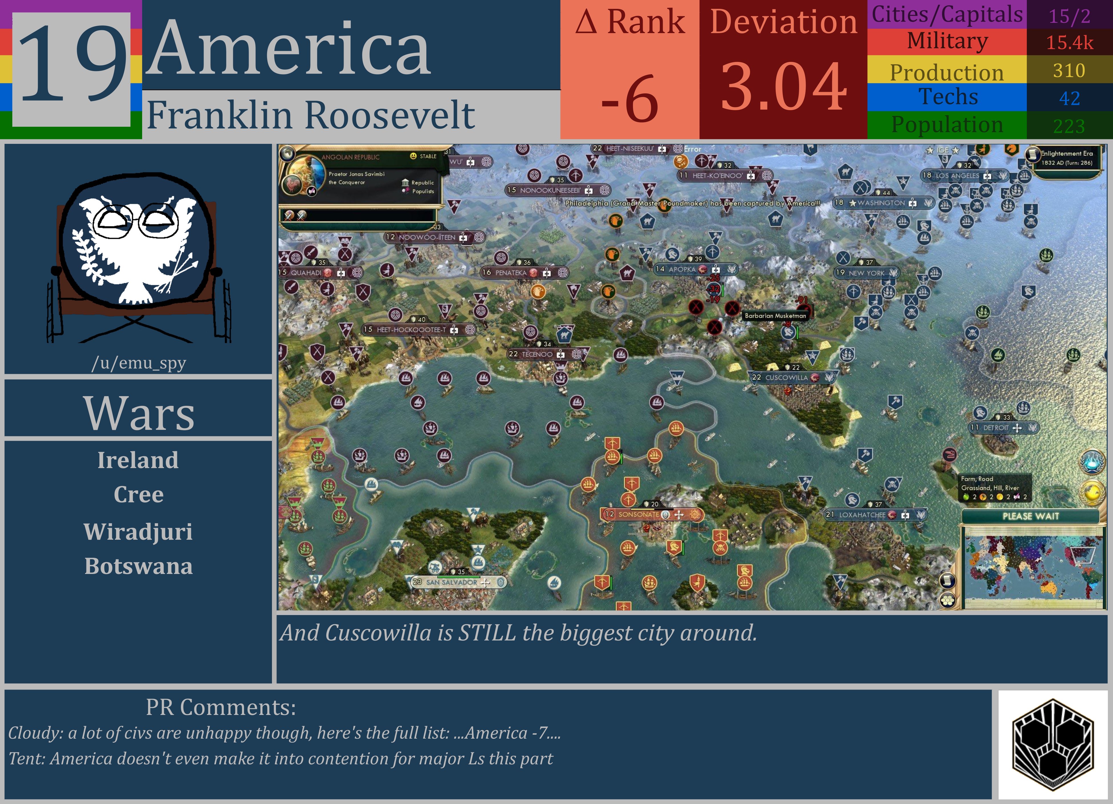 CBR In-Game Screenshot of America
