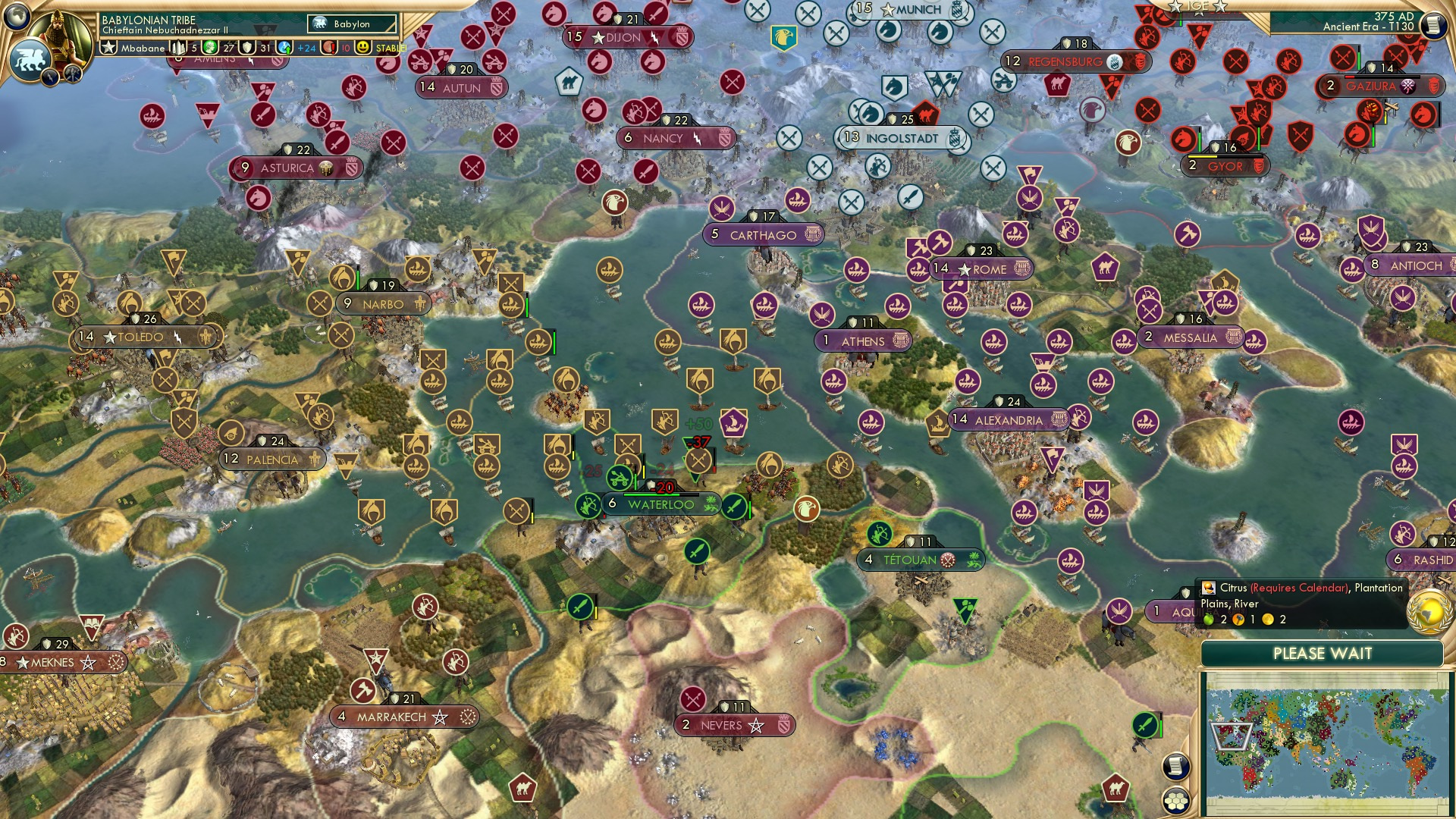 CBR In-Game Screenshot of Speaking of the visigoths