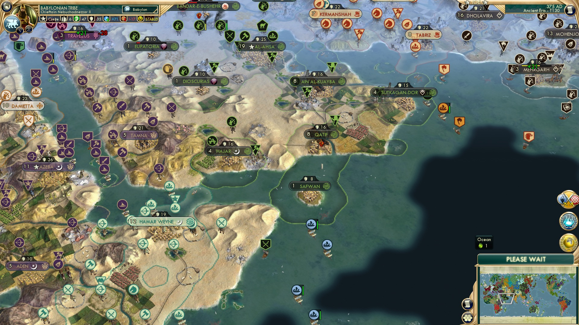 CBR In-Game Screenshot of More Qarmatians settles