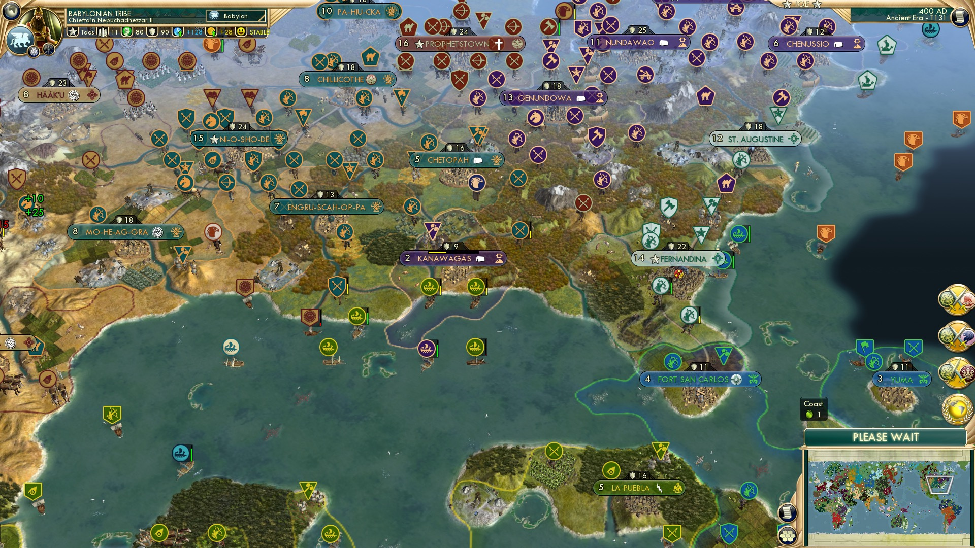 CBR In-Game Screenshot of Mexico tries to escape the blackfoot fate