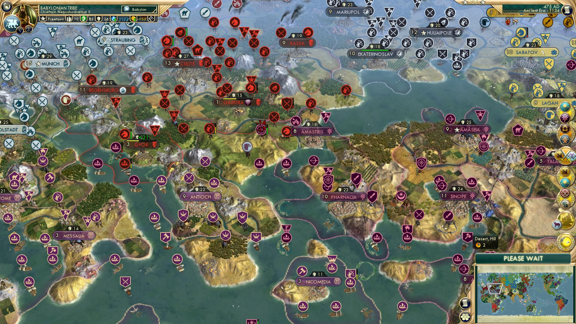 CBR In-Game Screenshot of The end of war