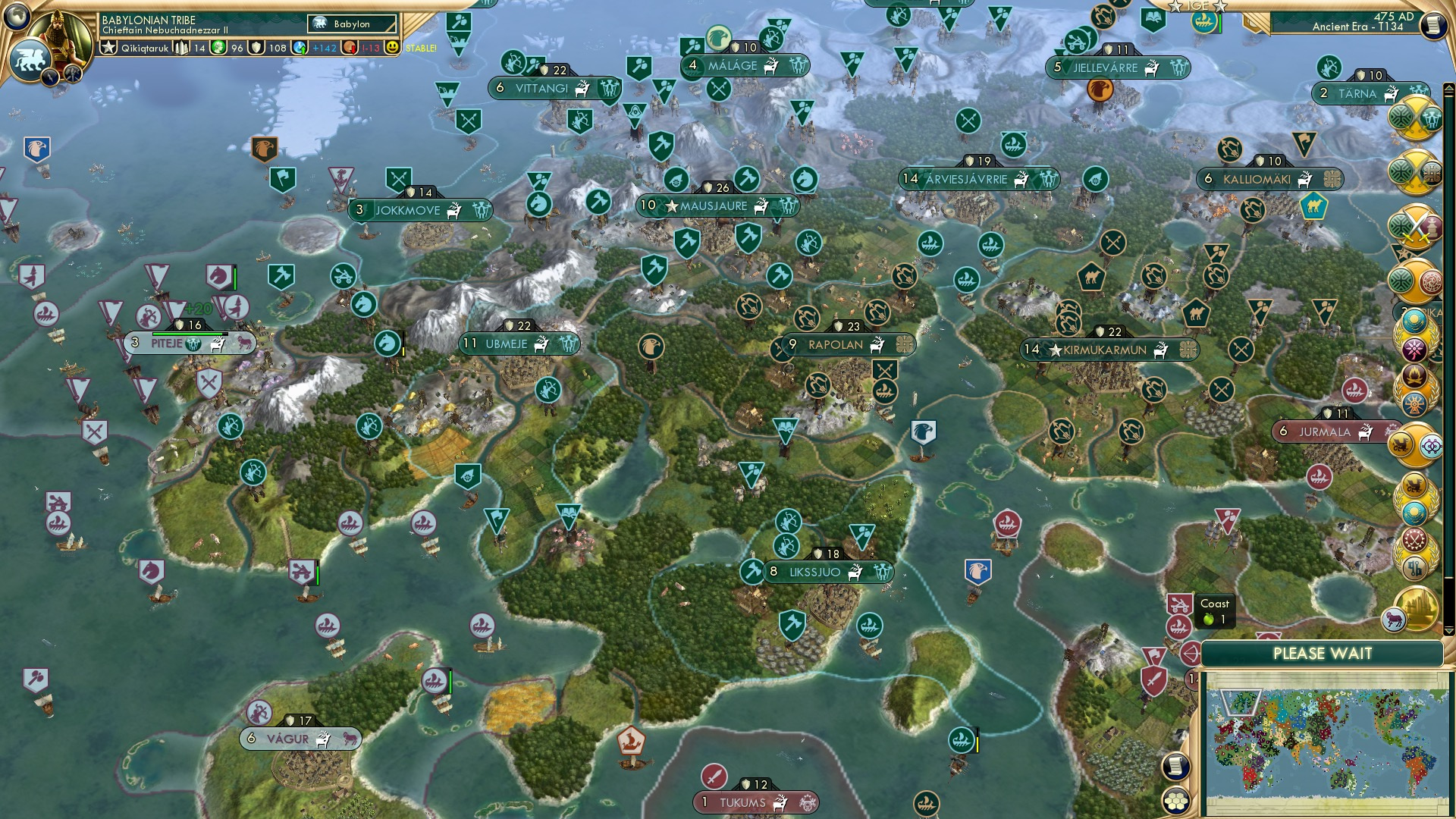 CBR In-Game Screenshot of Here’s the team