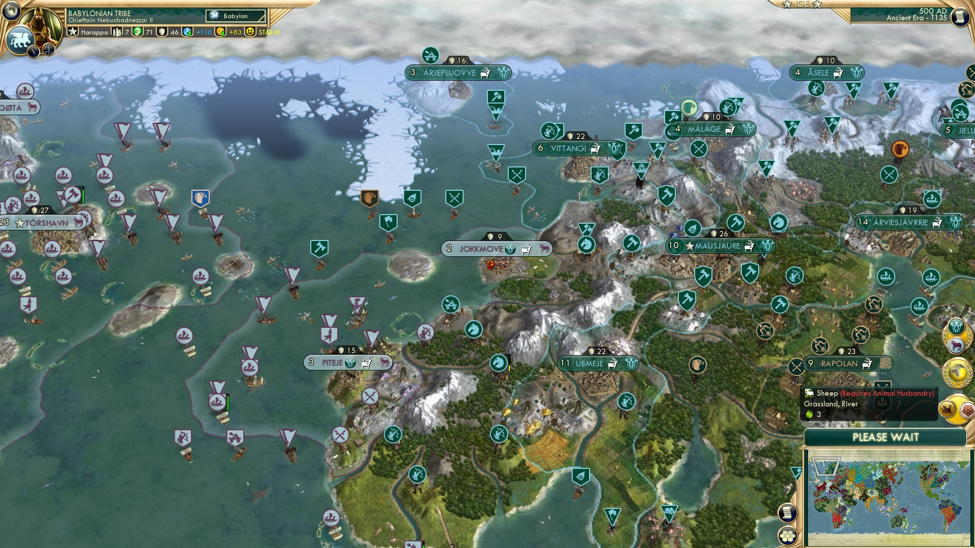 CBR In-Game Screenshot of Freezing Fronts