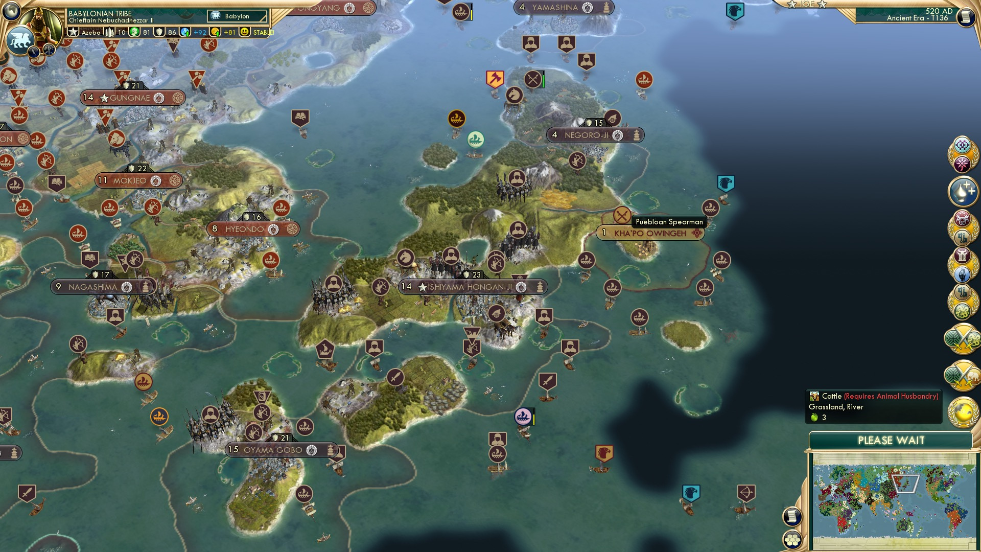 CBR In-Game Screenshot of Visitors from the East