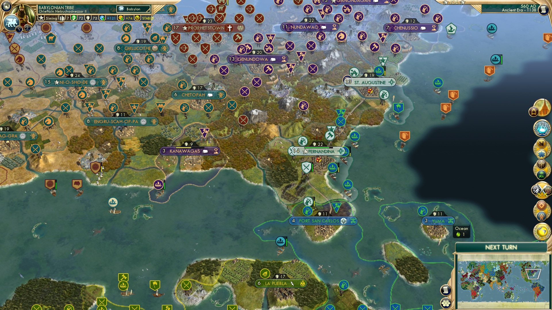 CBR In-Game Screenshot of Where is that Taino settler going?