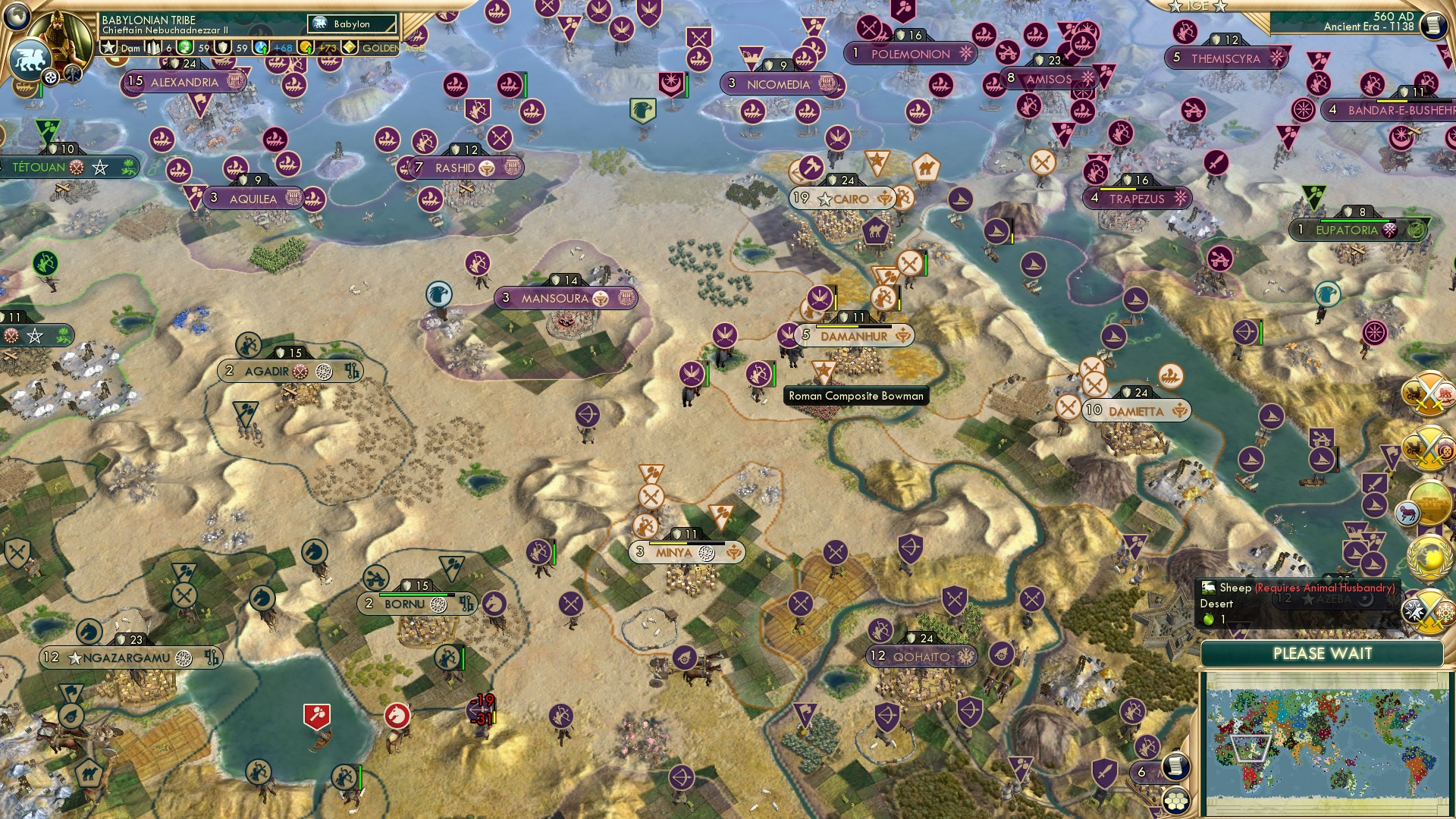 CBR In-Game Screenshot of The Noose Tightens