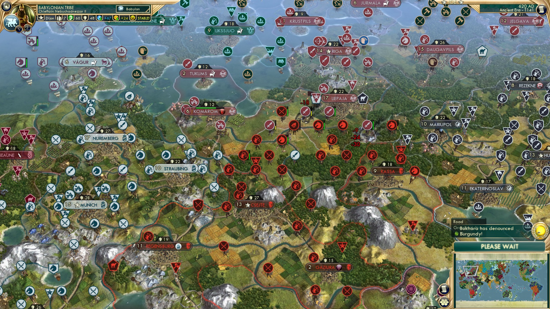 CBR In-Game Screenshot of Poor Little Bavarian Swordsman