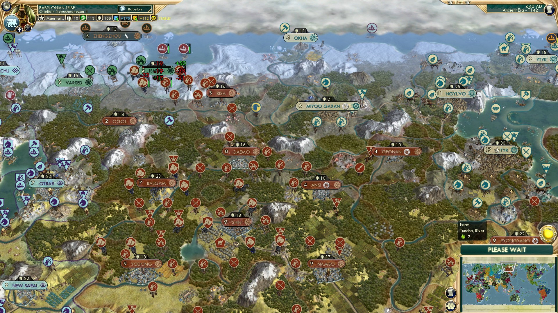 CBR In-Game Screenshot of Militarism pays off