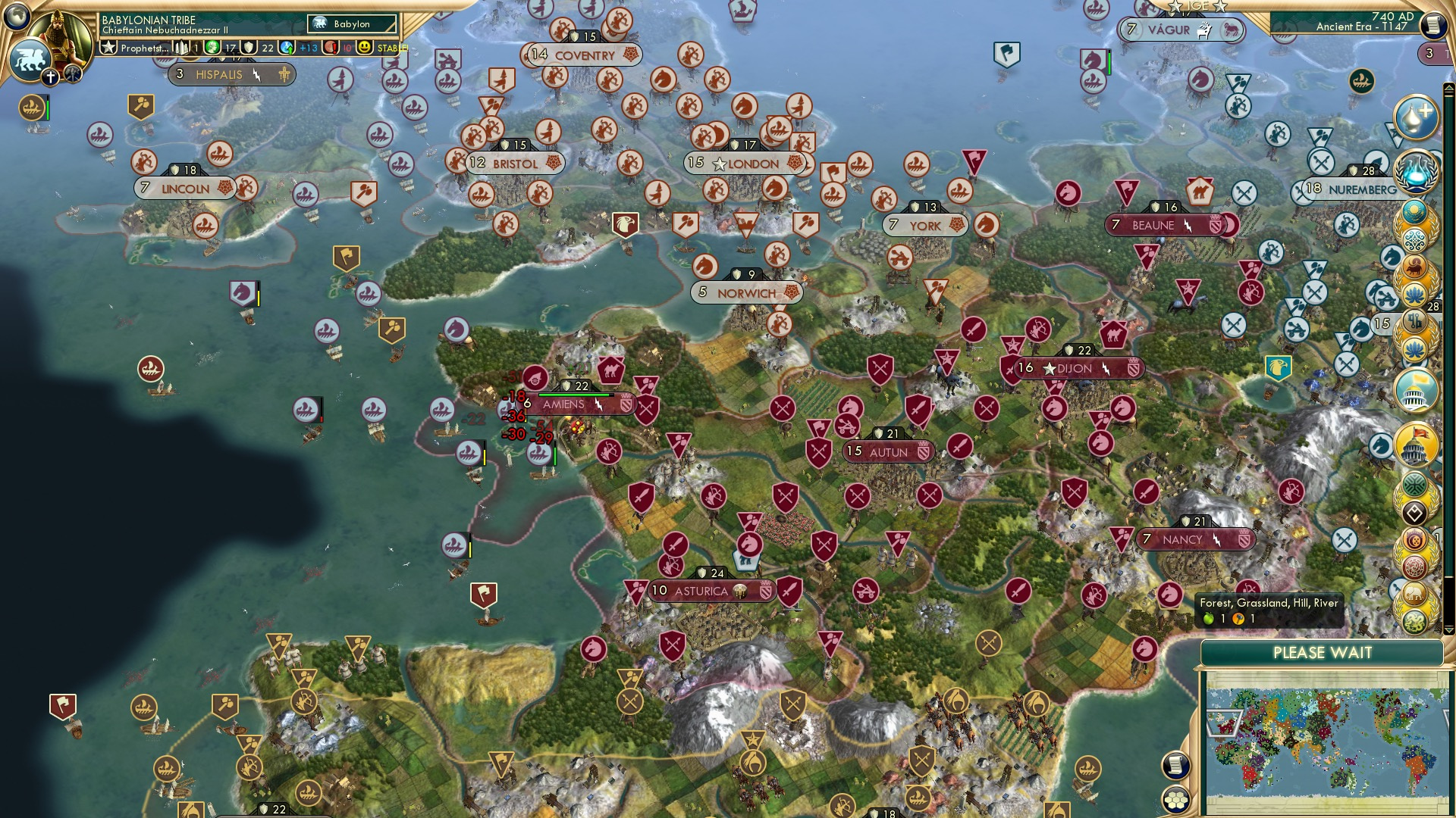 CBR In-Game Screenshot of Amiens, the Burning City