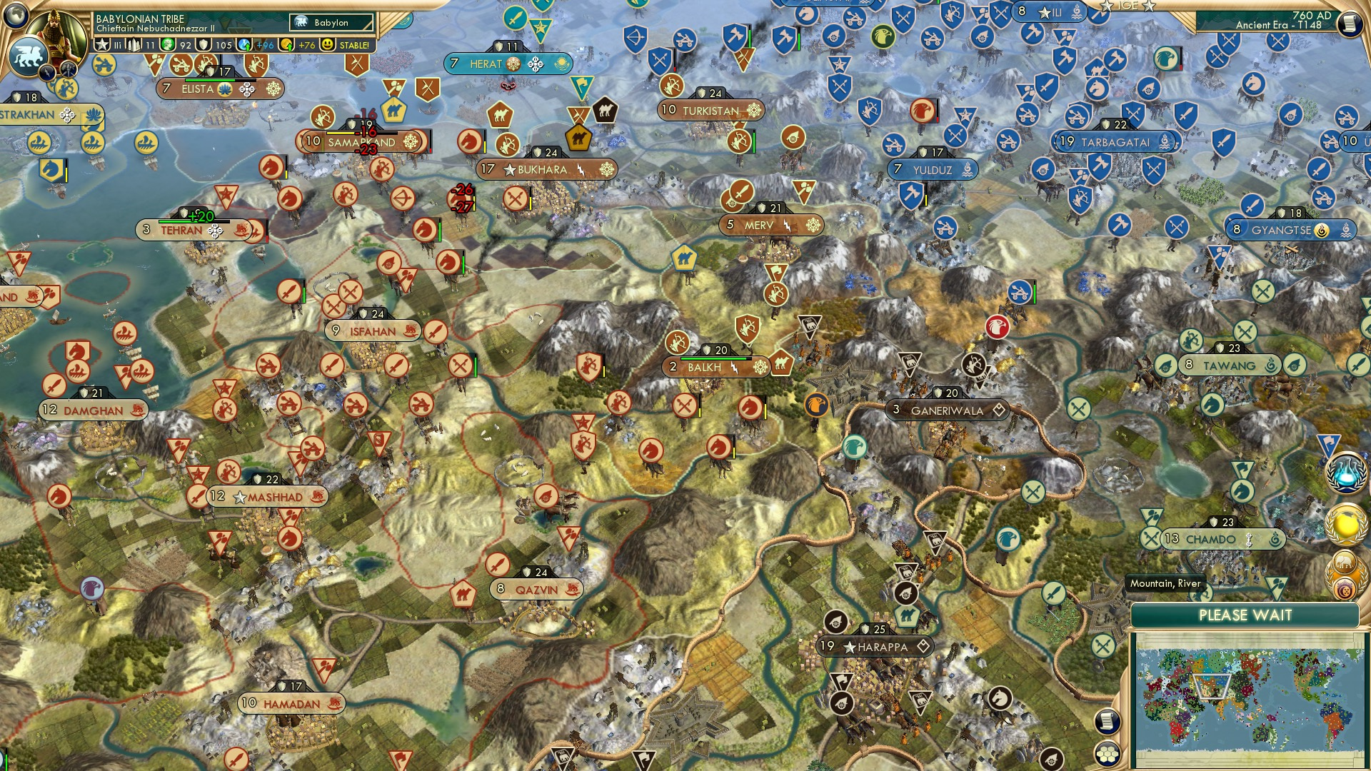 CBR In-Game Screenshot of All-out assault