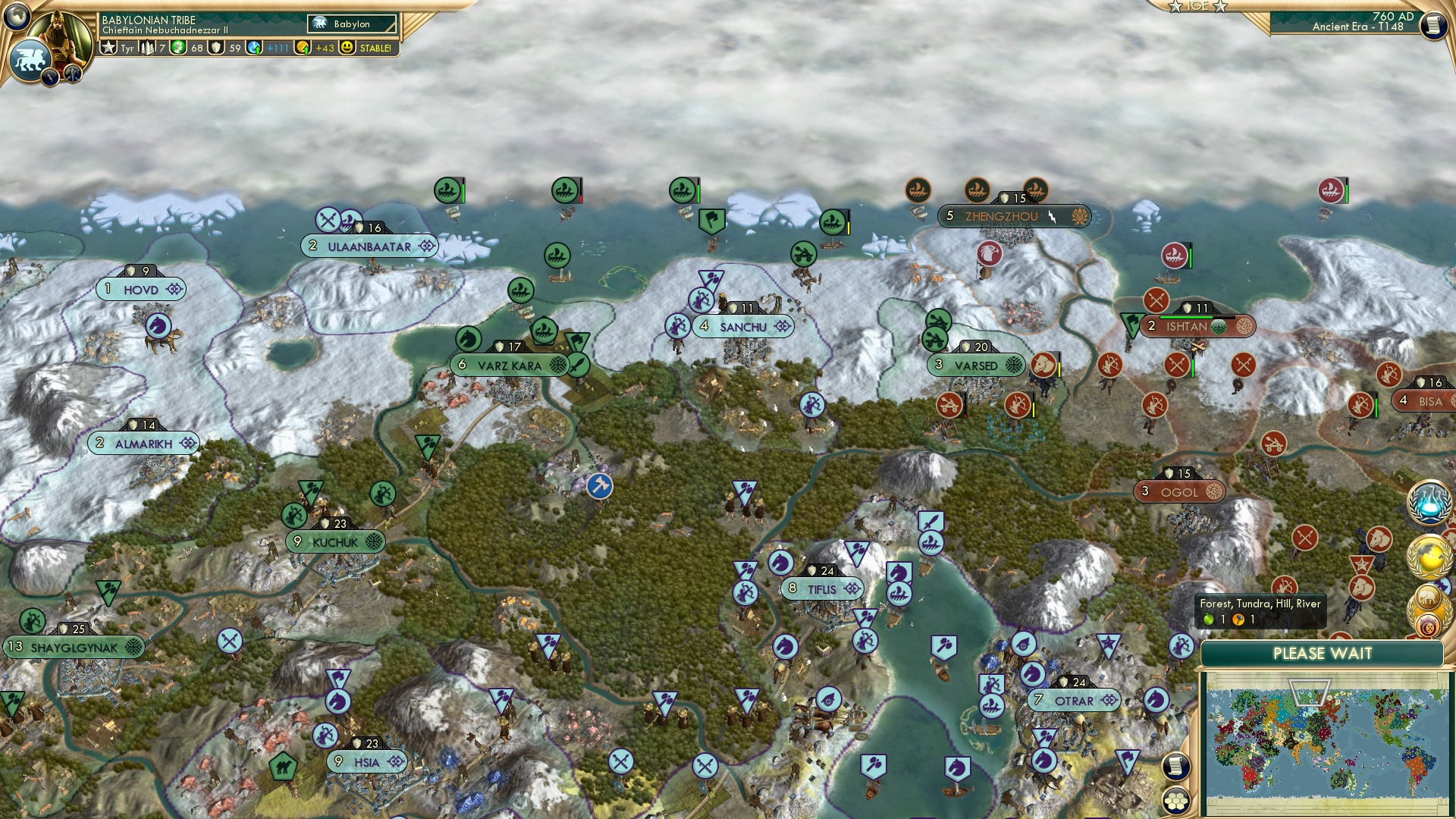 CBR In-Game Screenshot of Yum tasty snow