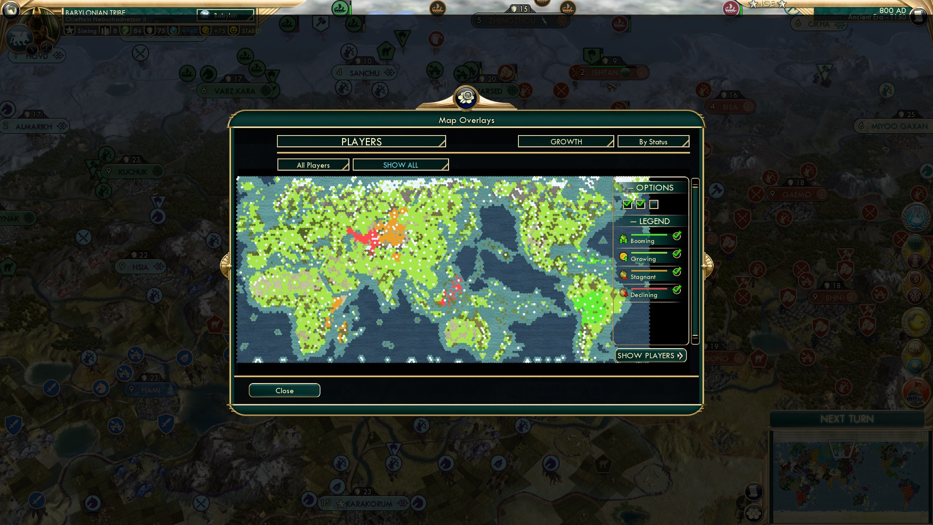 CBR In-Game Screenshot of National collapse