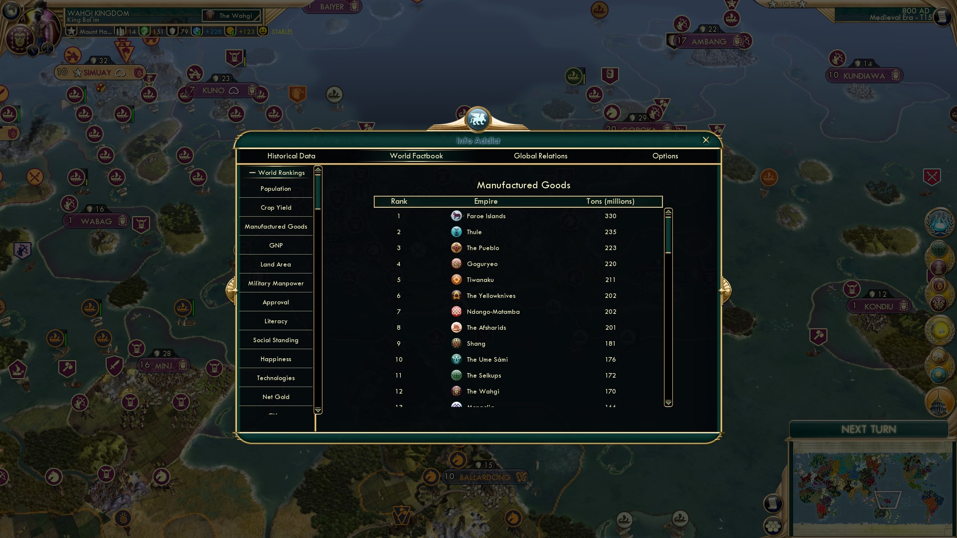 CBR In-Game Screenshot of Production