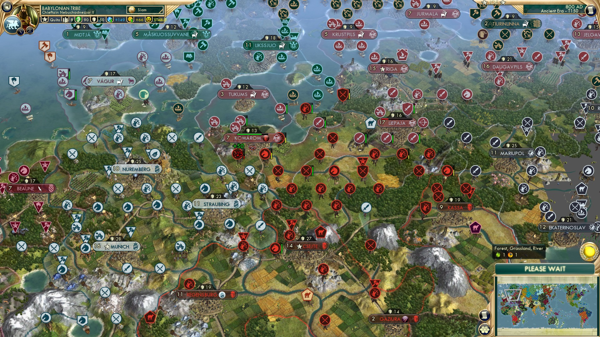 CBR In-Game Screenshot of Wall formation