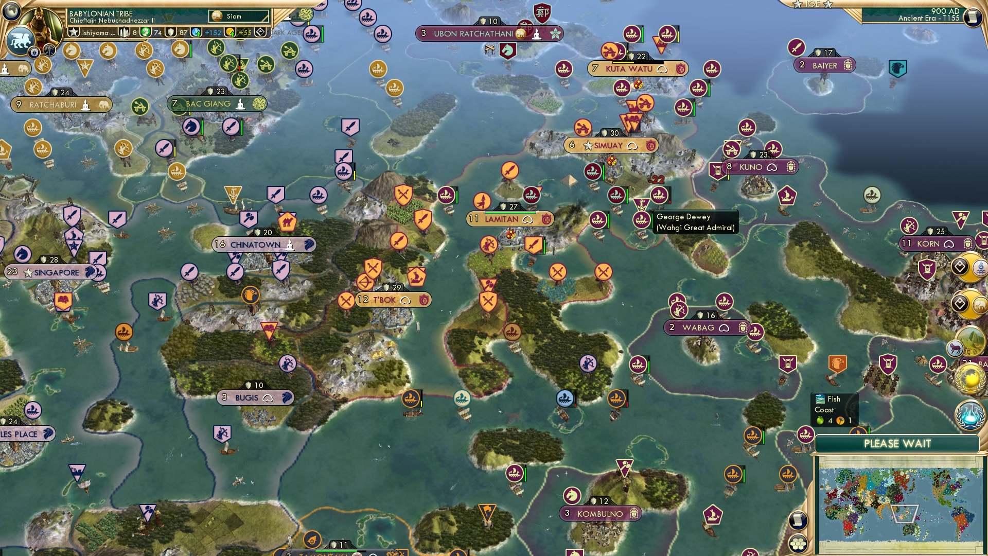 CBR In-Game Screenshot of Wahgi Armada in Action