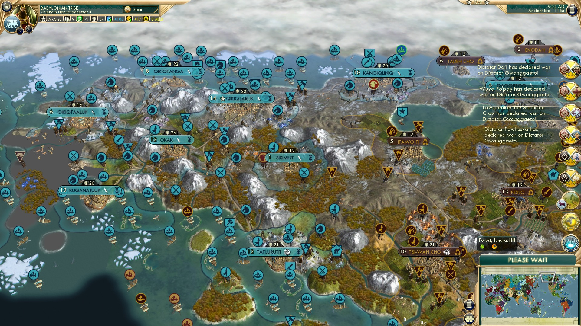 CBR In-Game Screenshot of Arctic Settler Showdown