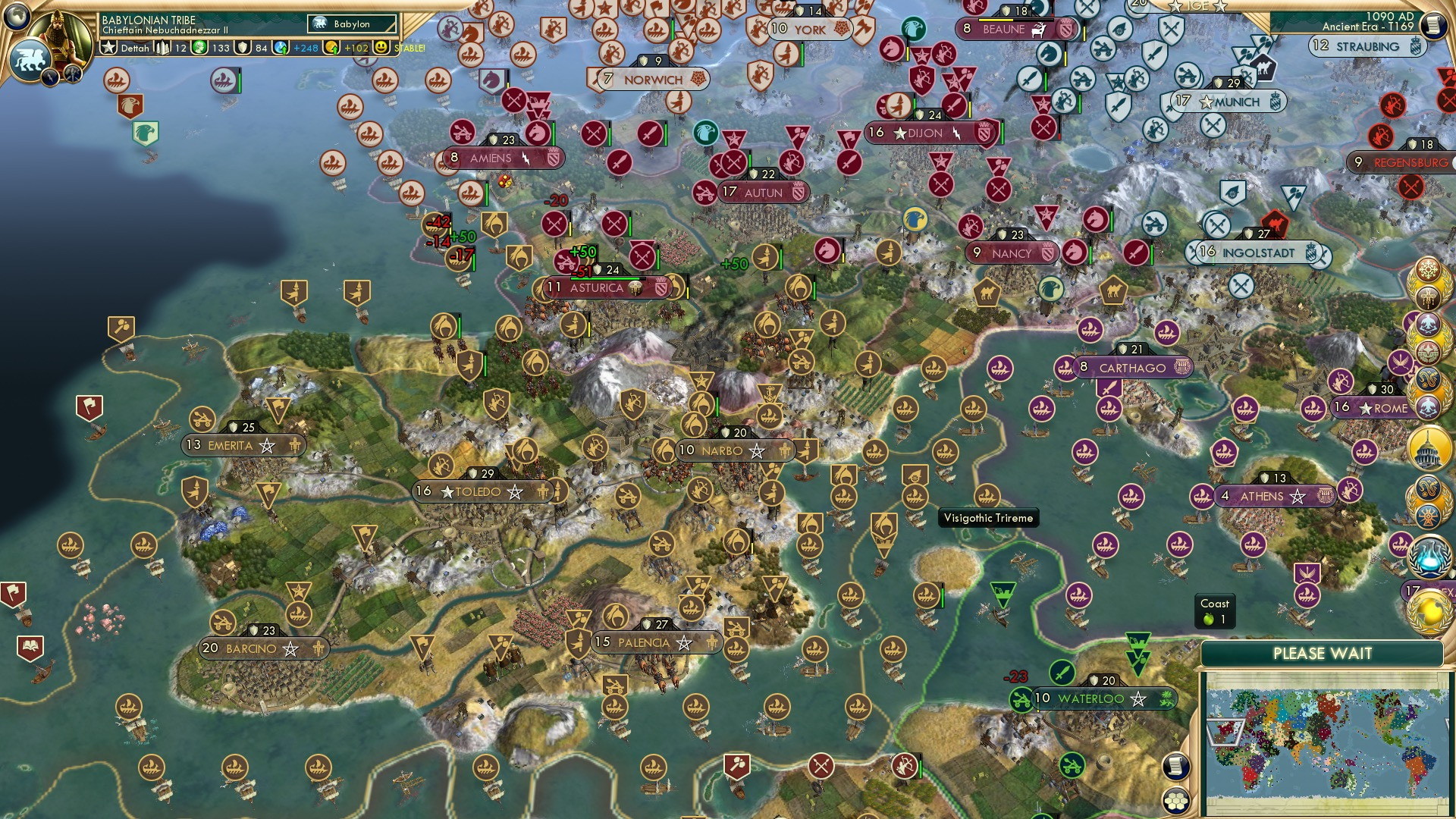 CBR In-Game Screenshot of Pushing Pyrenee Perimeters