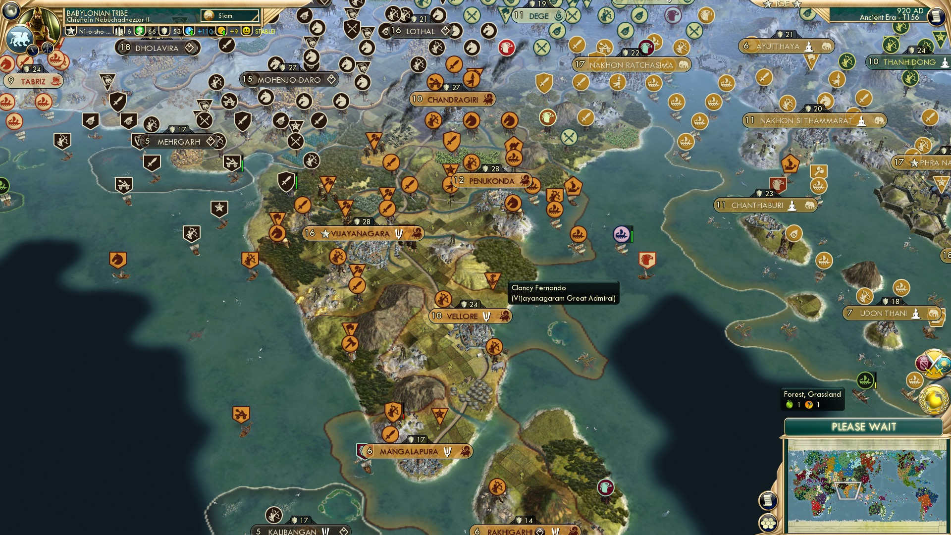 CBR In-Game Screenshot of Stalled South Asian Standoff