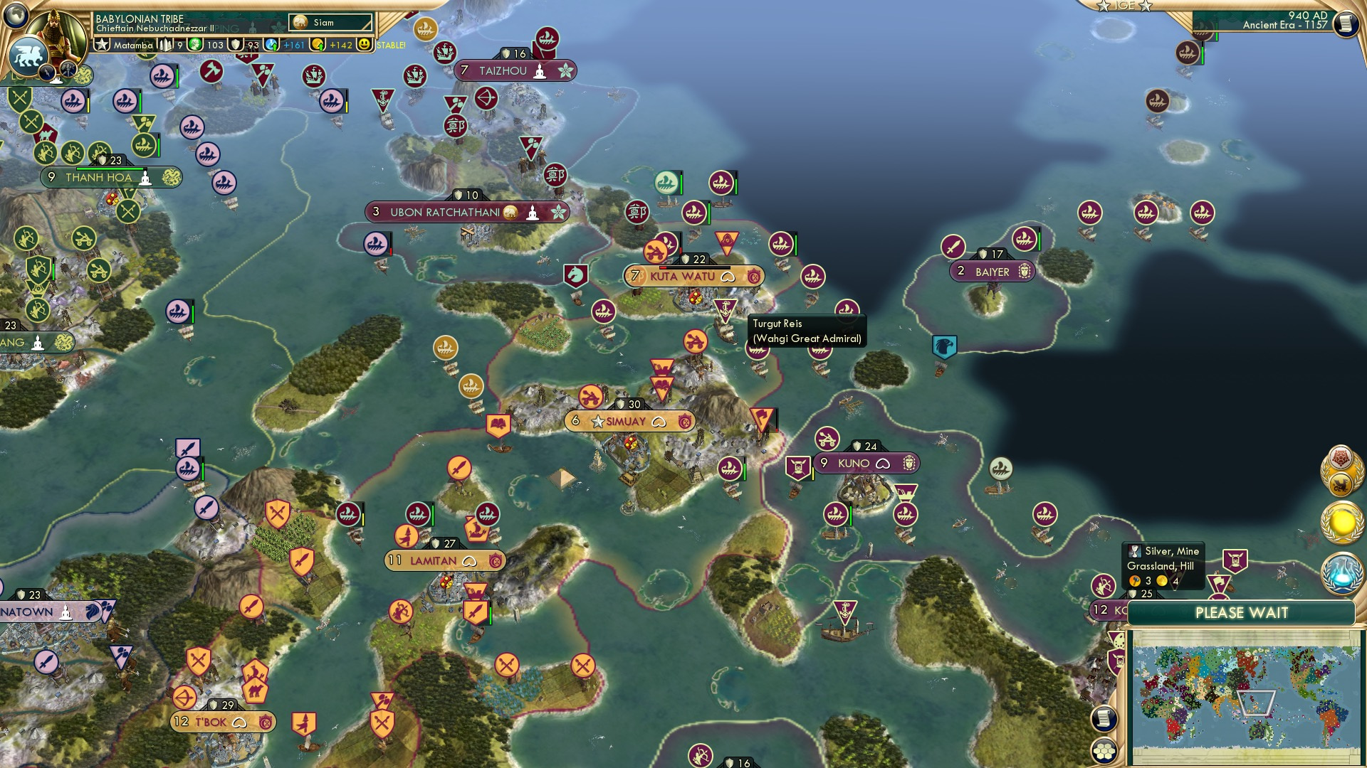 CBR In-Game Screenshot of Two Admirals and Three Blockades