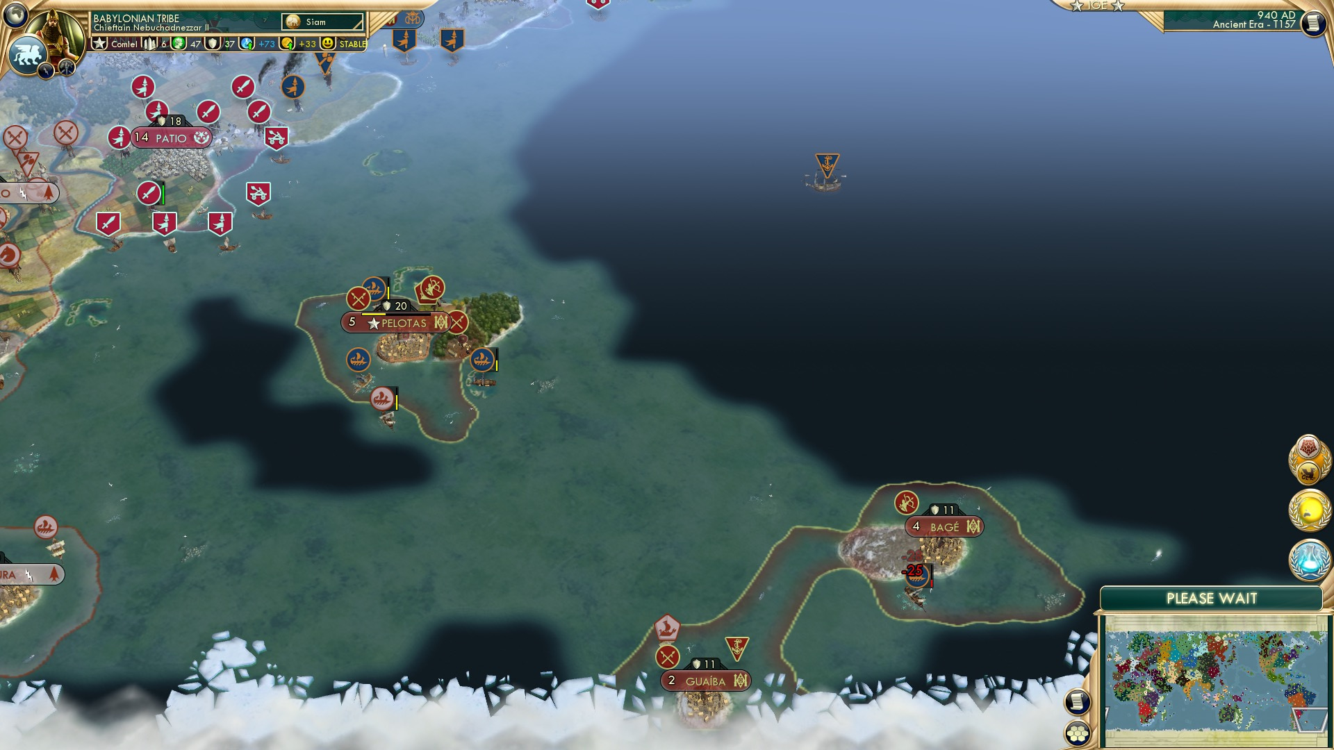 CBR In-Game Screenshot of No Elimination Yet