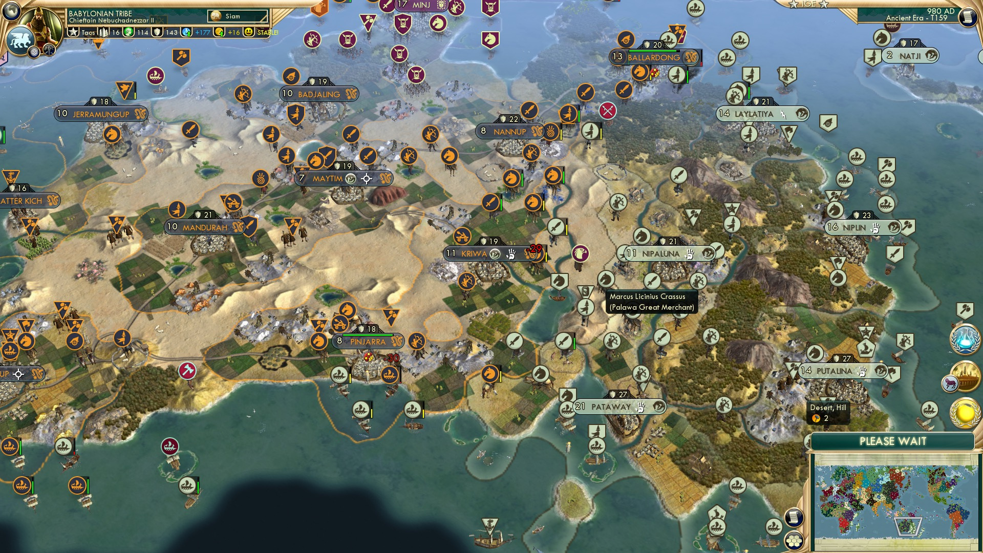 CBR In-Game Screenshot of Pinjarra's Peril Perishes