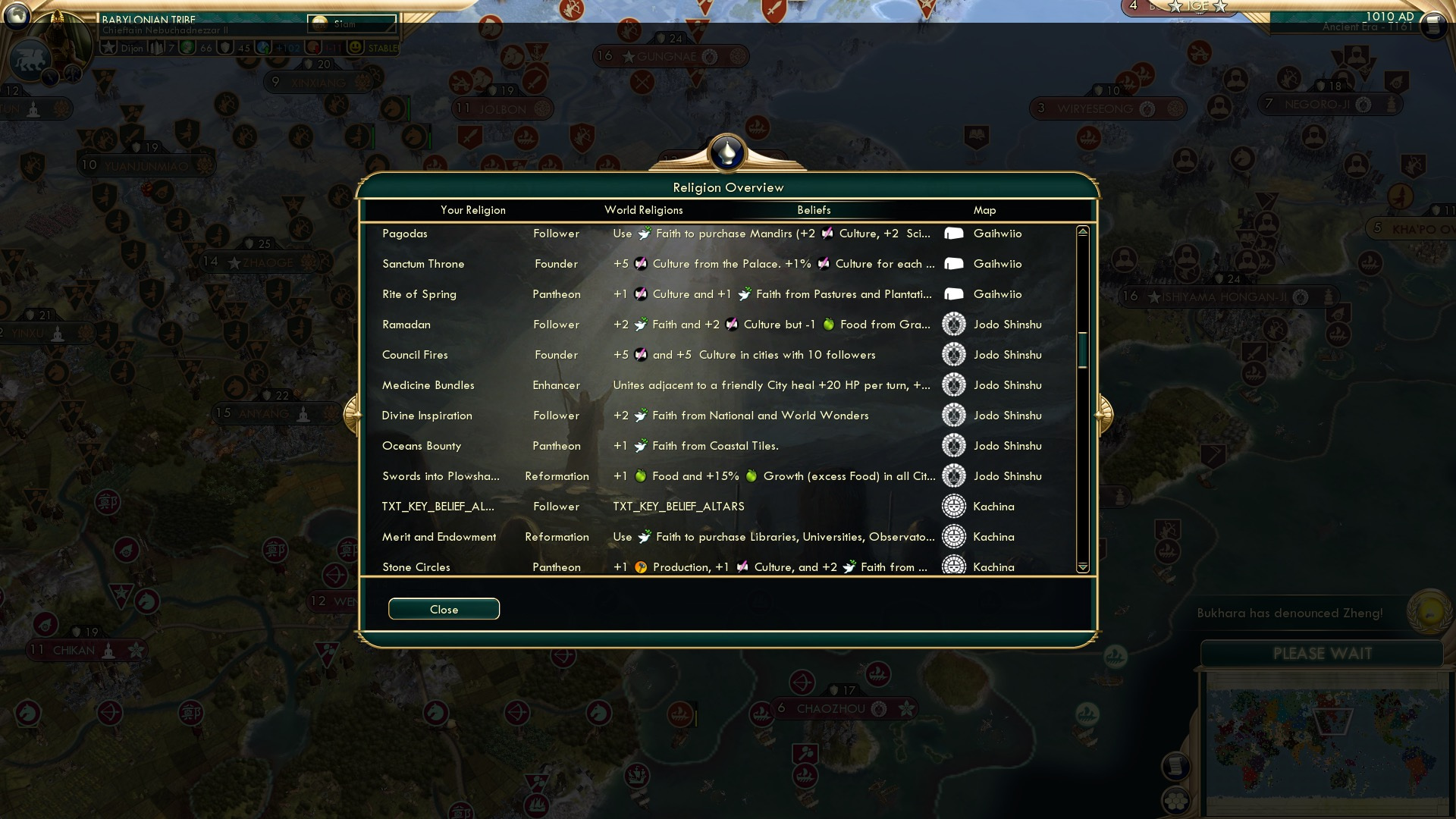 CBR In-Game Screenshot of Reformation Intensifies