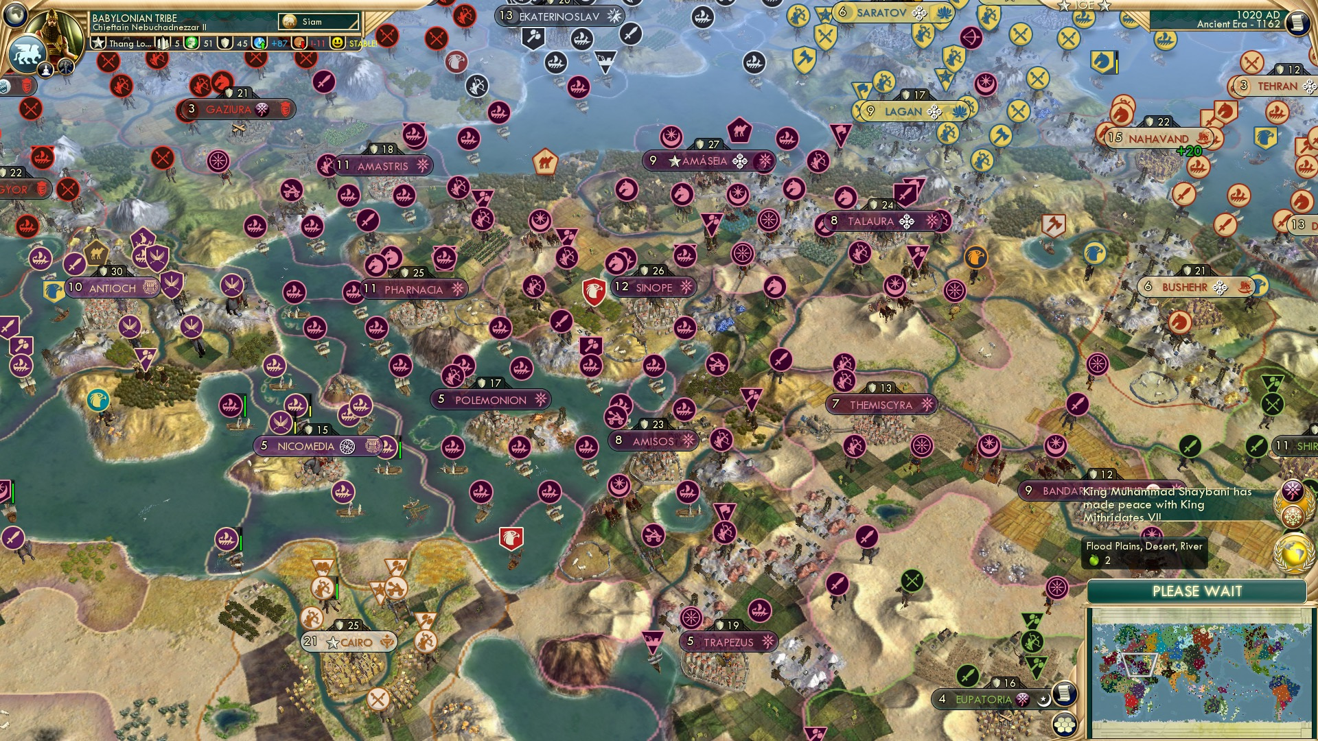 CBR In-Game Screenshot of Pontus Goes to Peace