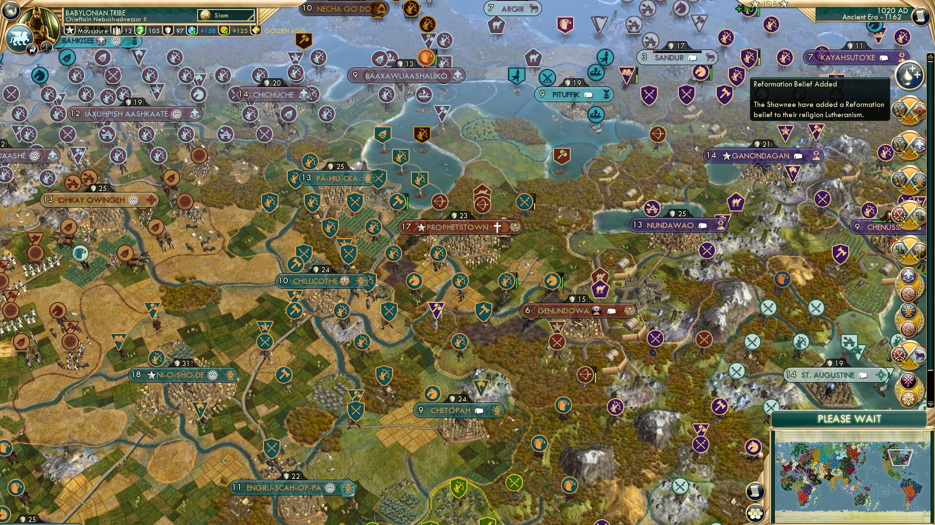 CBR In-Game Screenshot of Prophet Predicament in Prophetstown