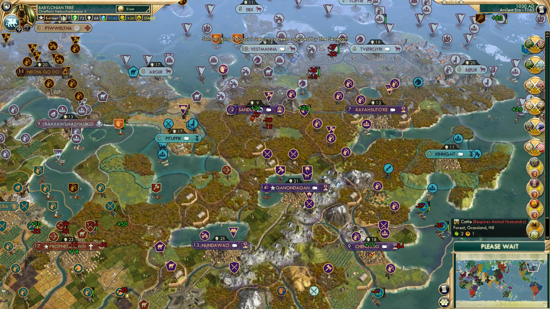 CBR In-Game Screenshot of Seneca Seizes Sandur in Sweeping Success