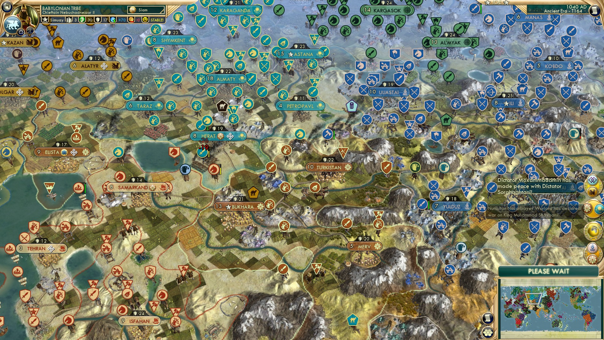 CBR In-Game Screenshot of Amid Afsharid Agitations