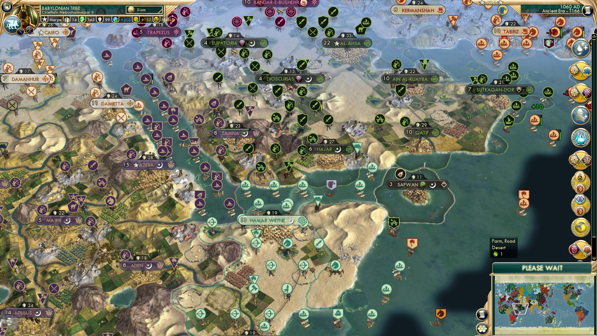 CBR In-Game Screenshot of Tamna Target Turns