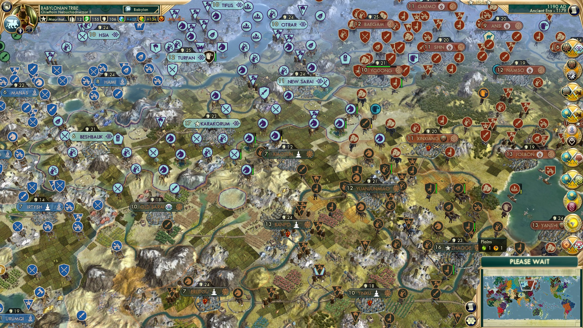 CBR In-Game Screenshot of Scavengers around a wounded fox