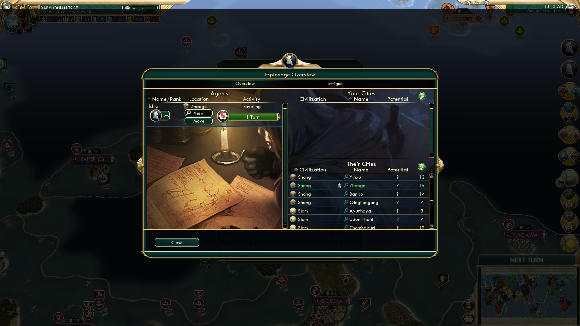 CBR In-Game Screenshot of What does the fox think?