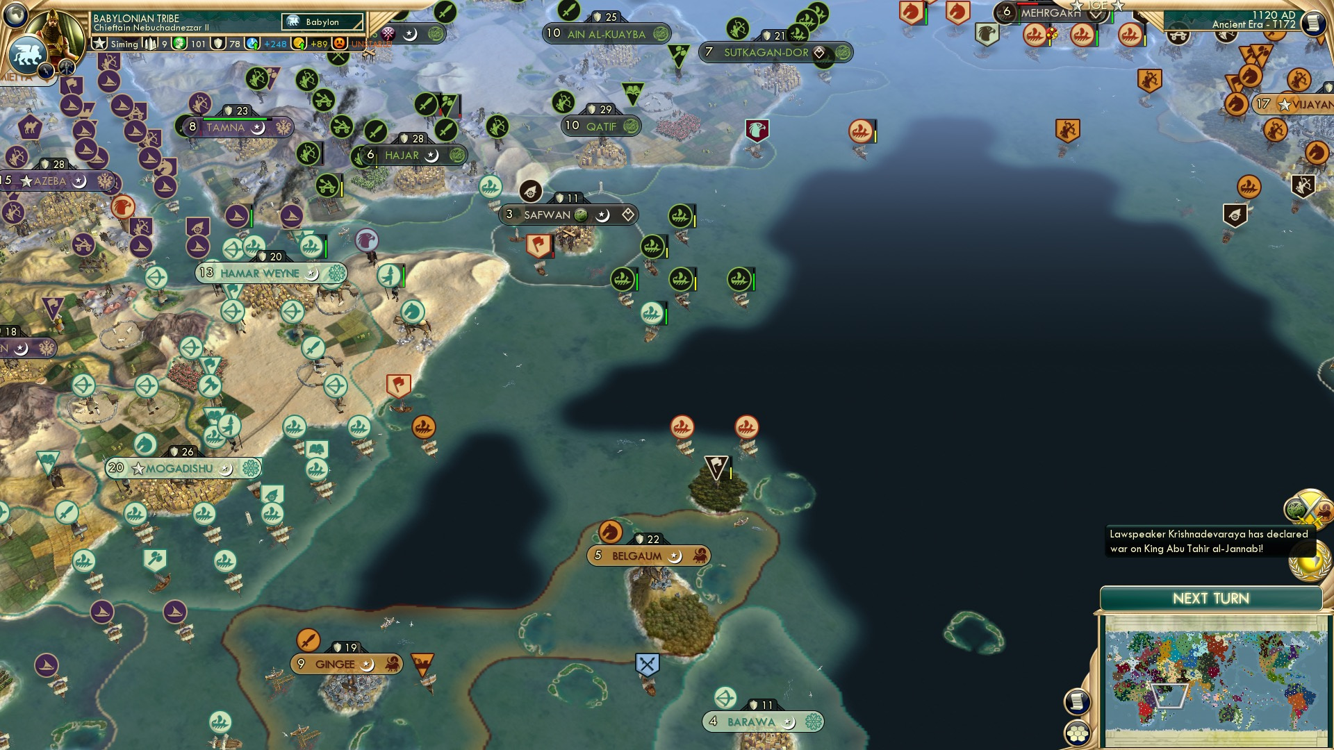 CBR In-Game Screenshot of Naval Dilemmas