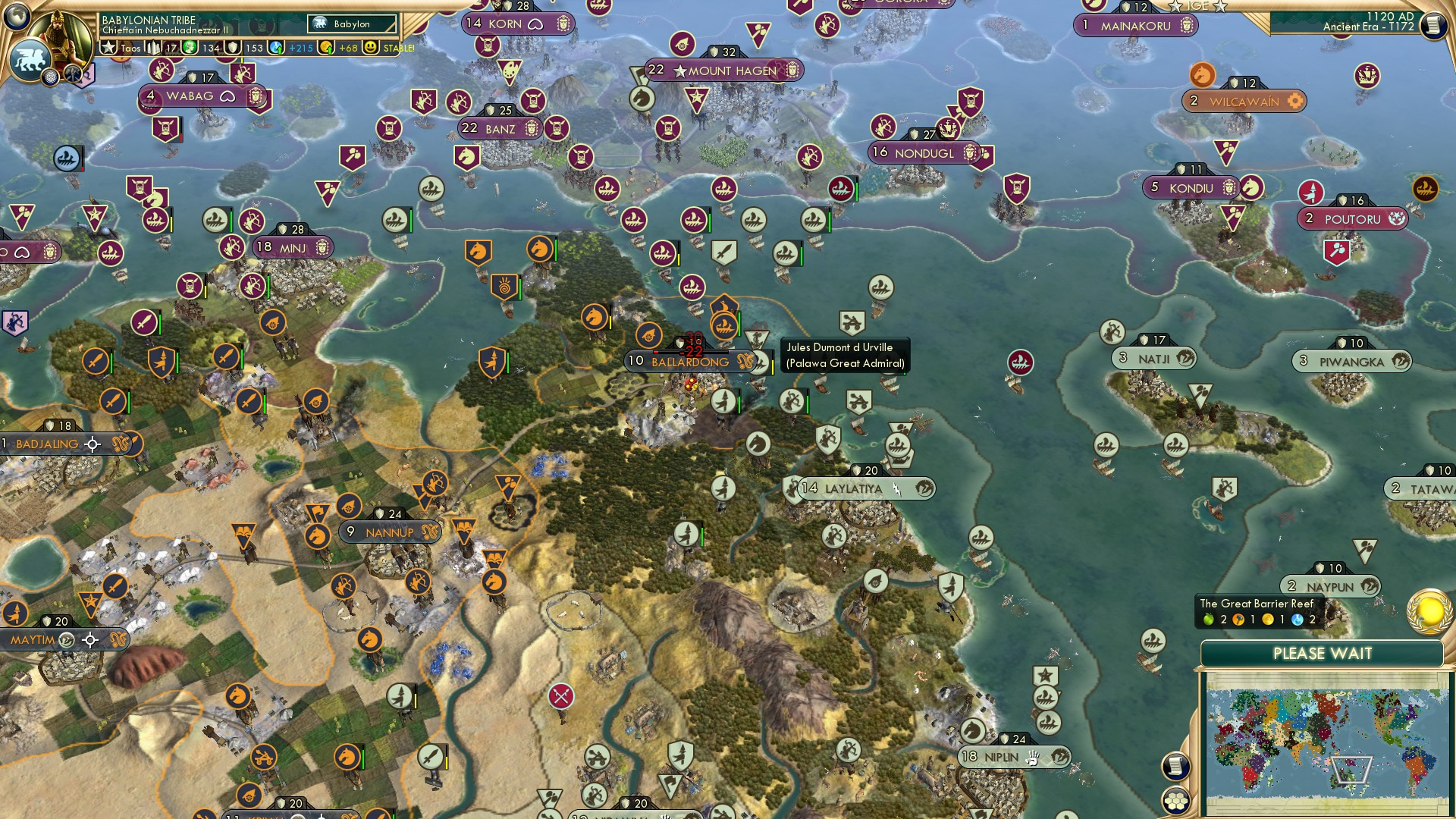 CBR In-Game Screenshot of He’d rather be sailing off