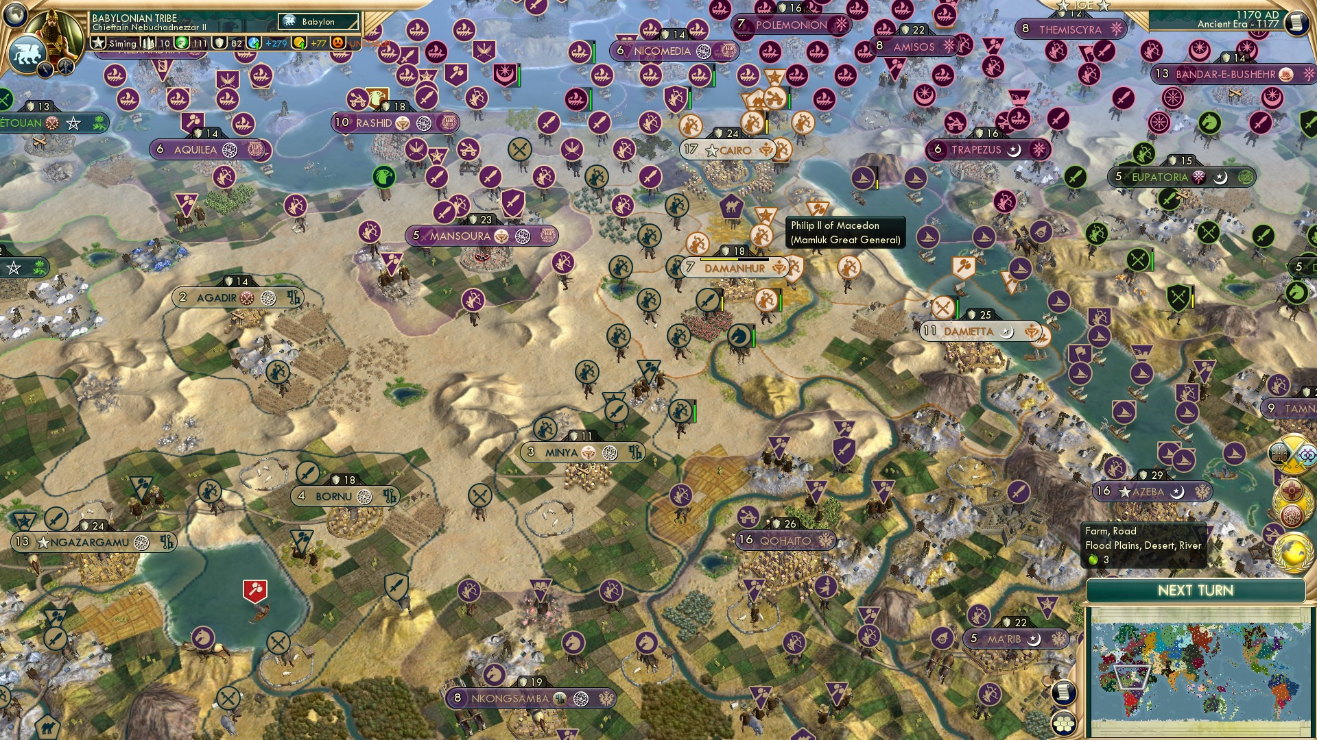 CBR In-Game Screenshot of The Strategos in despair