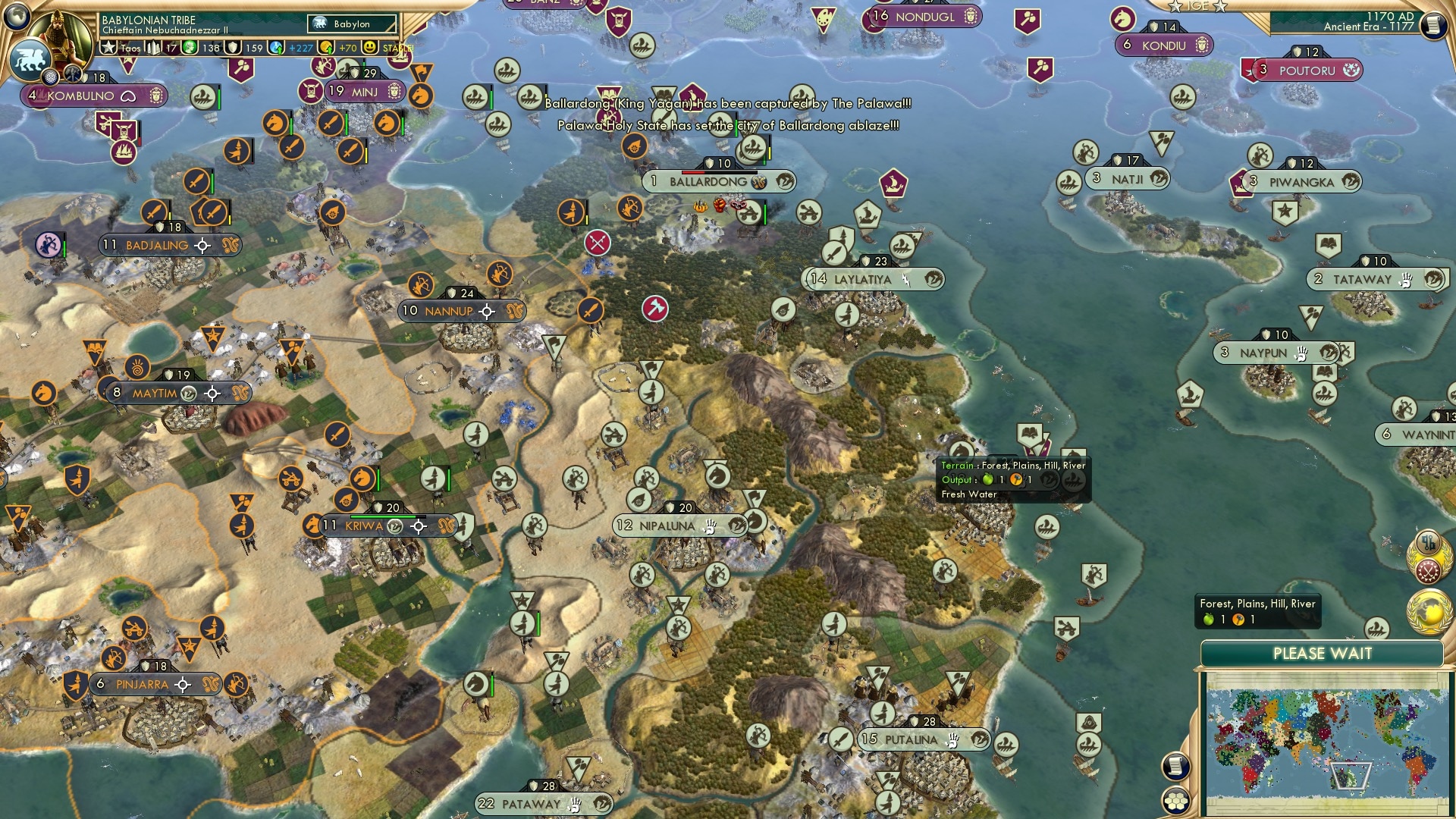 CBR In-Game Screenshot of The clock ticks for Ballardong