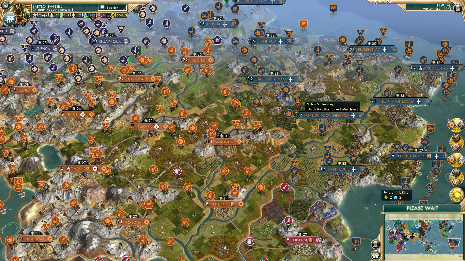 CBR In-Game Screenshot of The Blue Team unites