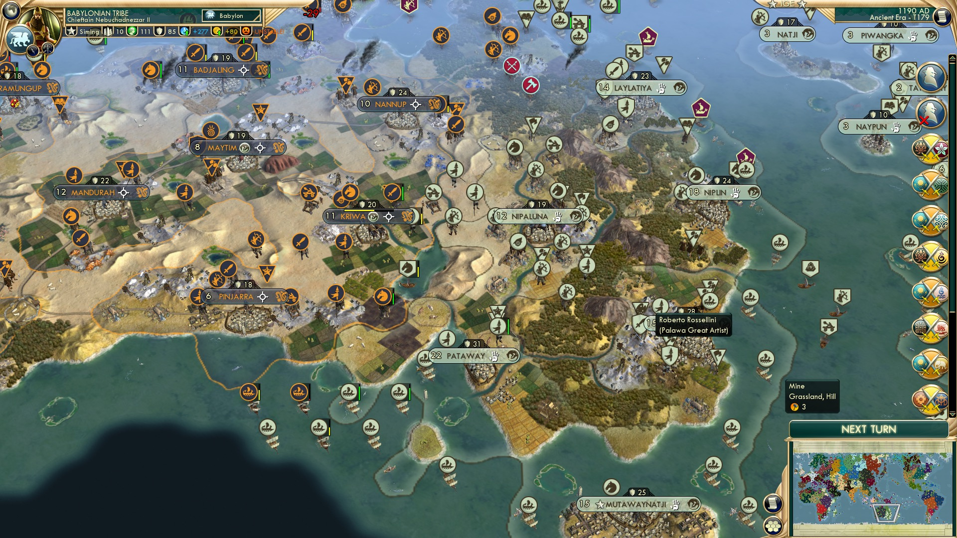 CBR In-Game Screenshot of Kriwa, città aperta