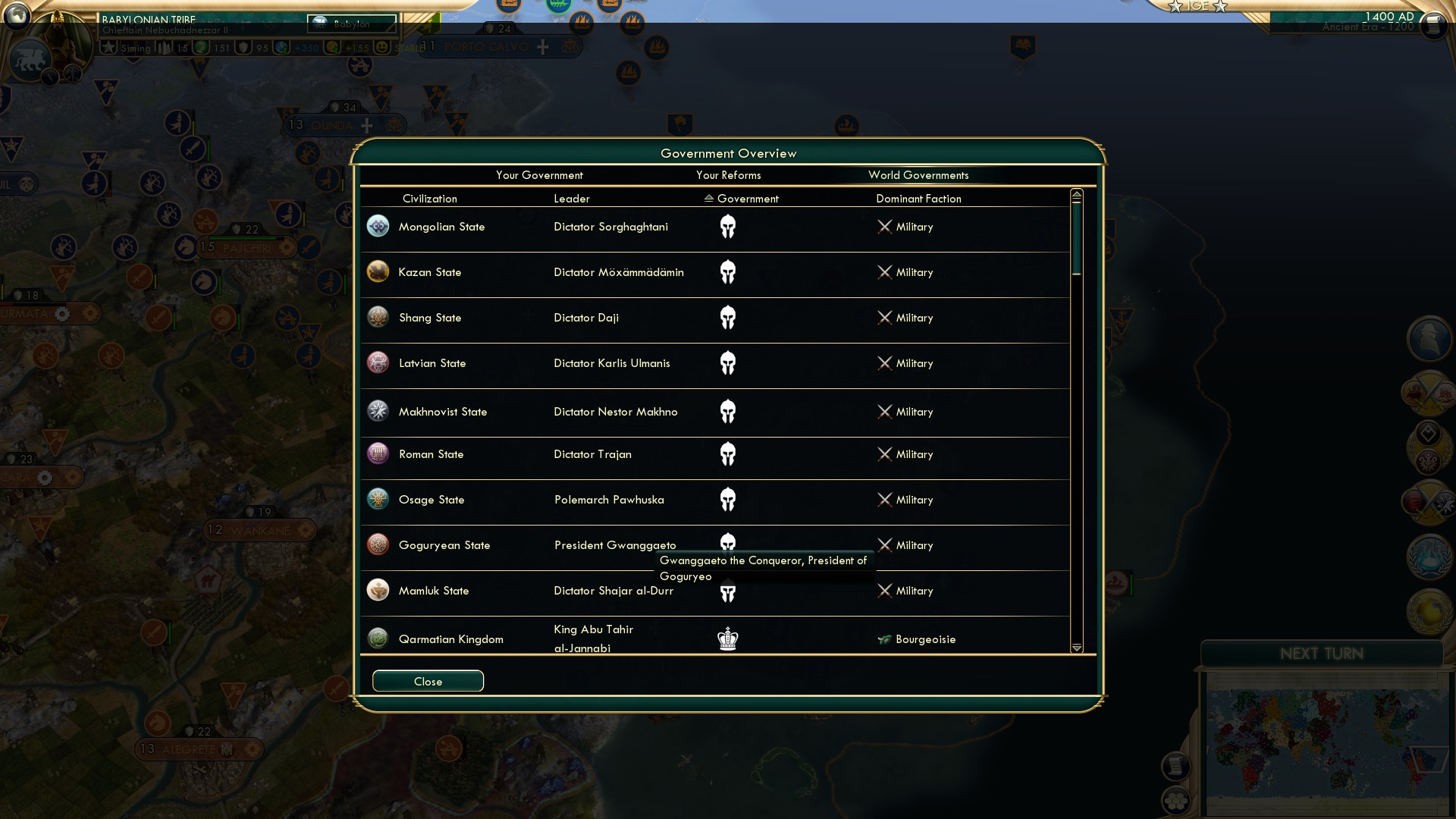 CBR In-Game Screenshot of doubt