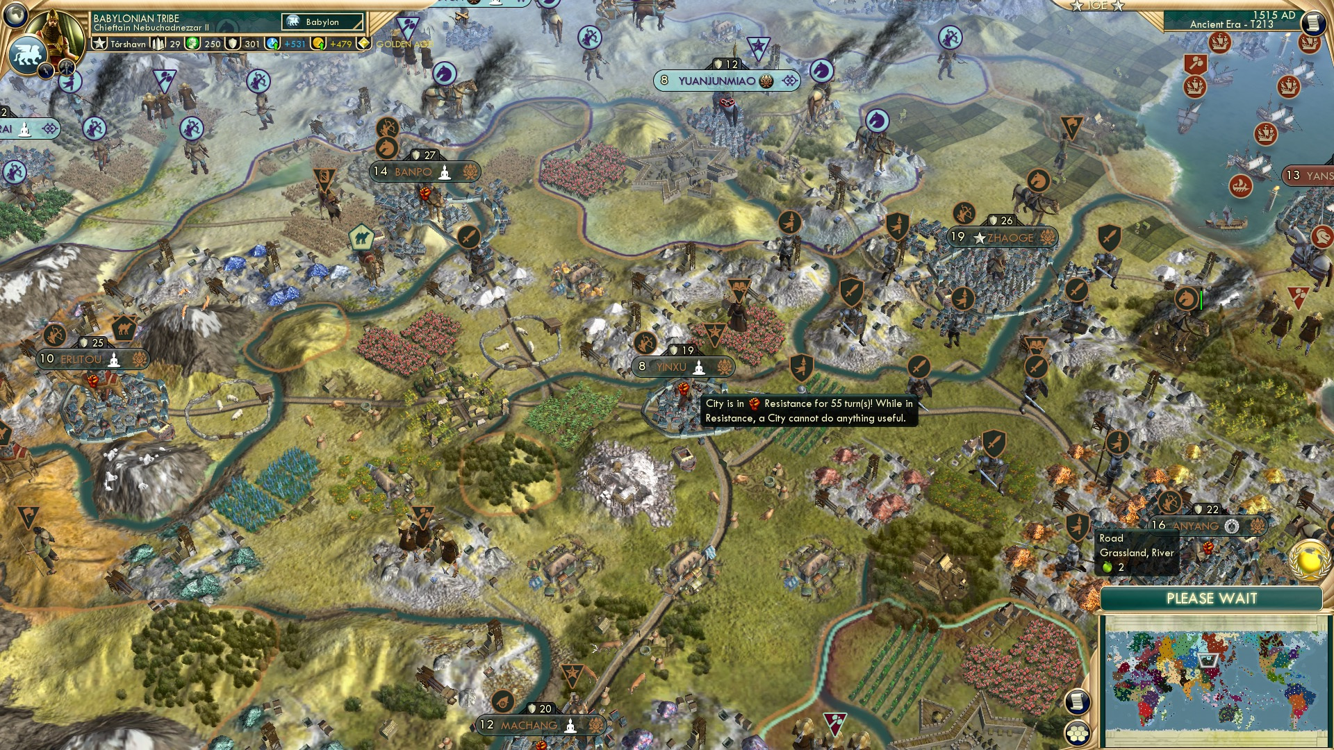 CBR In-Game Screenshot of Shang in Shambles